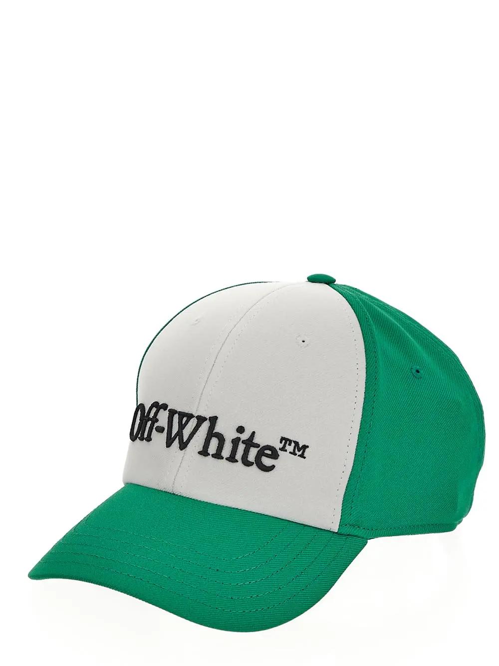 Shop Off-white Logo Baseball Cap In Verde
