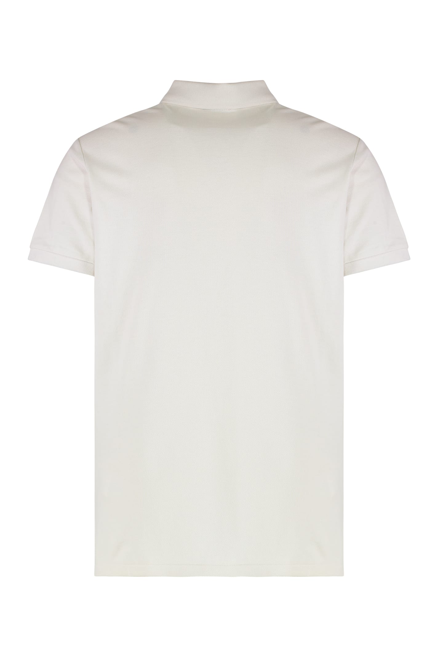 Polo Ralph Lauren Short Sleeve Cotton Polo Shirt In White