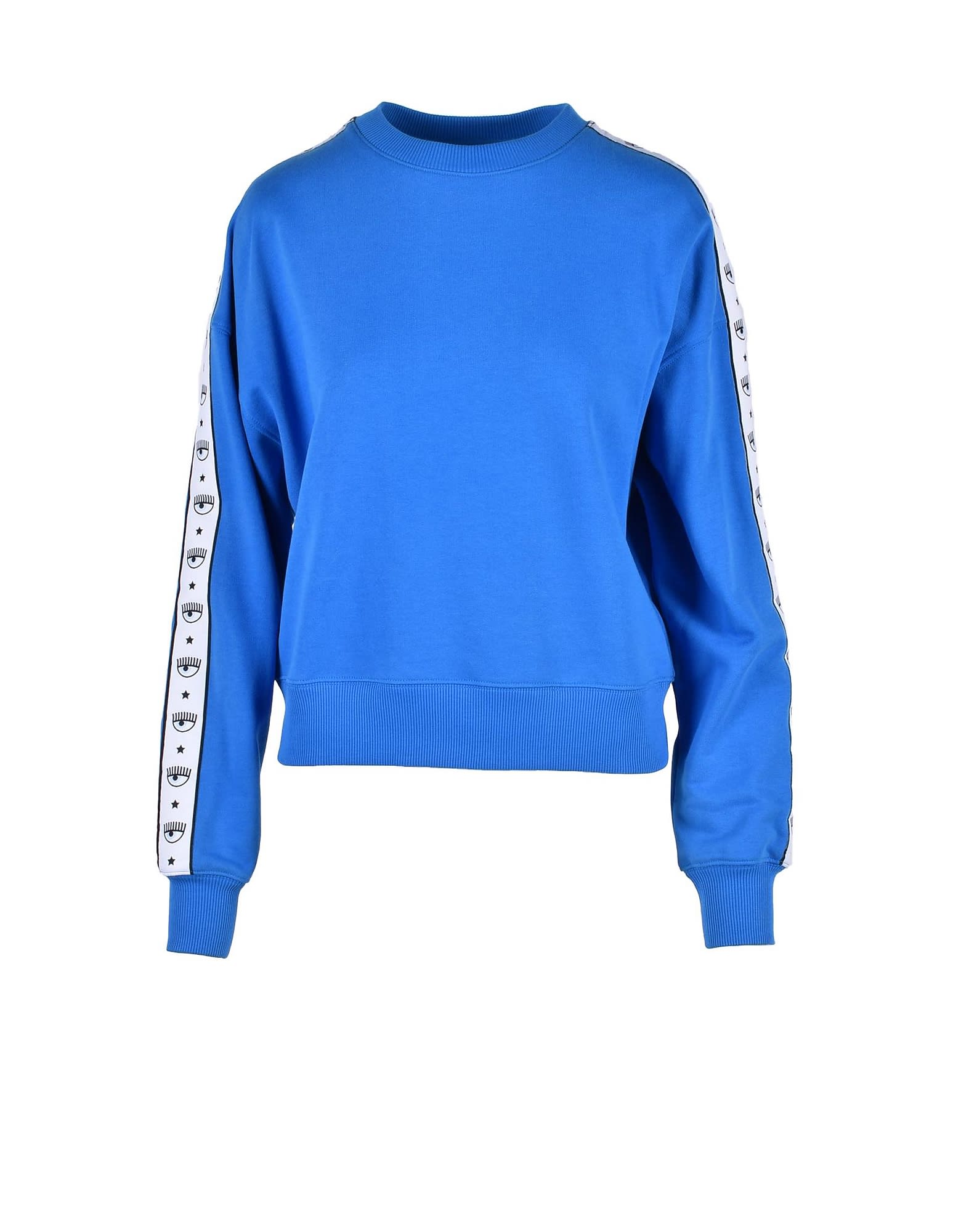 Chiara Ferragni Womens Blue Sweatshirt