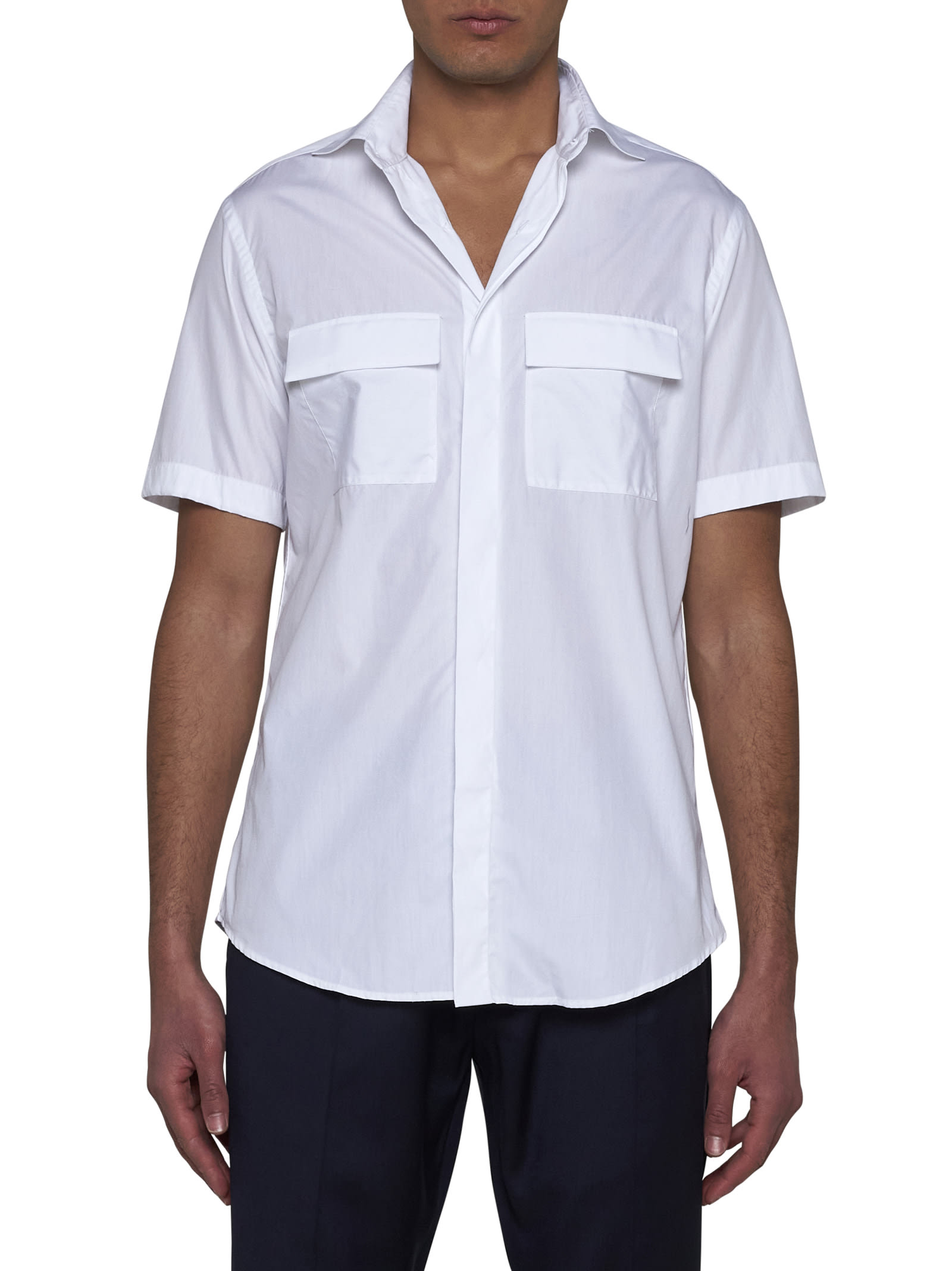 Shop Low Brand Shirt In White