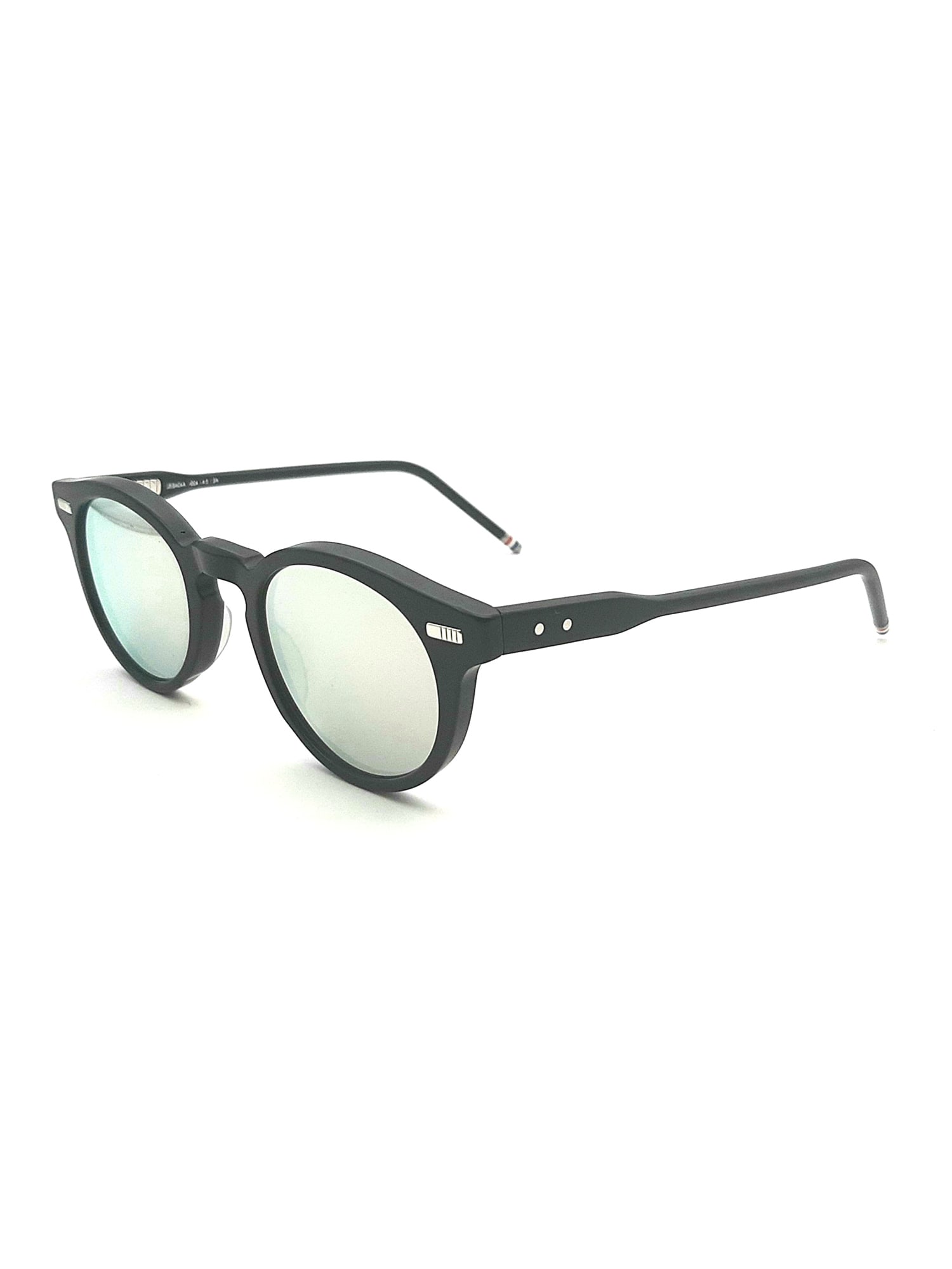 Shop Thom Browne Ues404a/g0002 Sunglasses In Black/charcoal