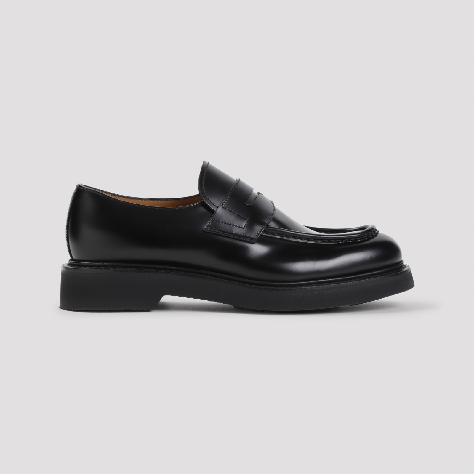 Church's Lynton Calf Leather Penny Loafers In Black