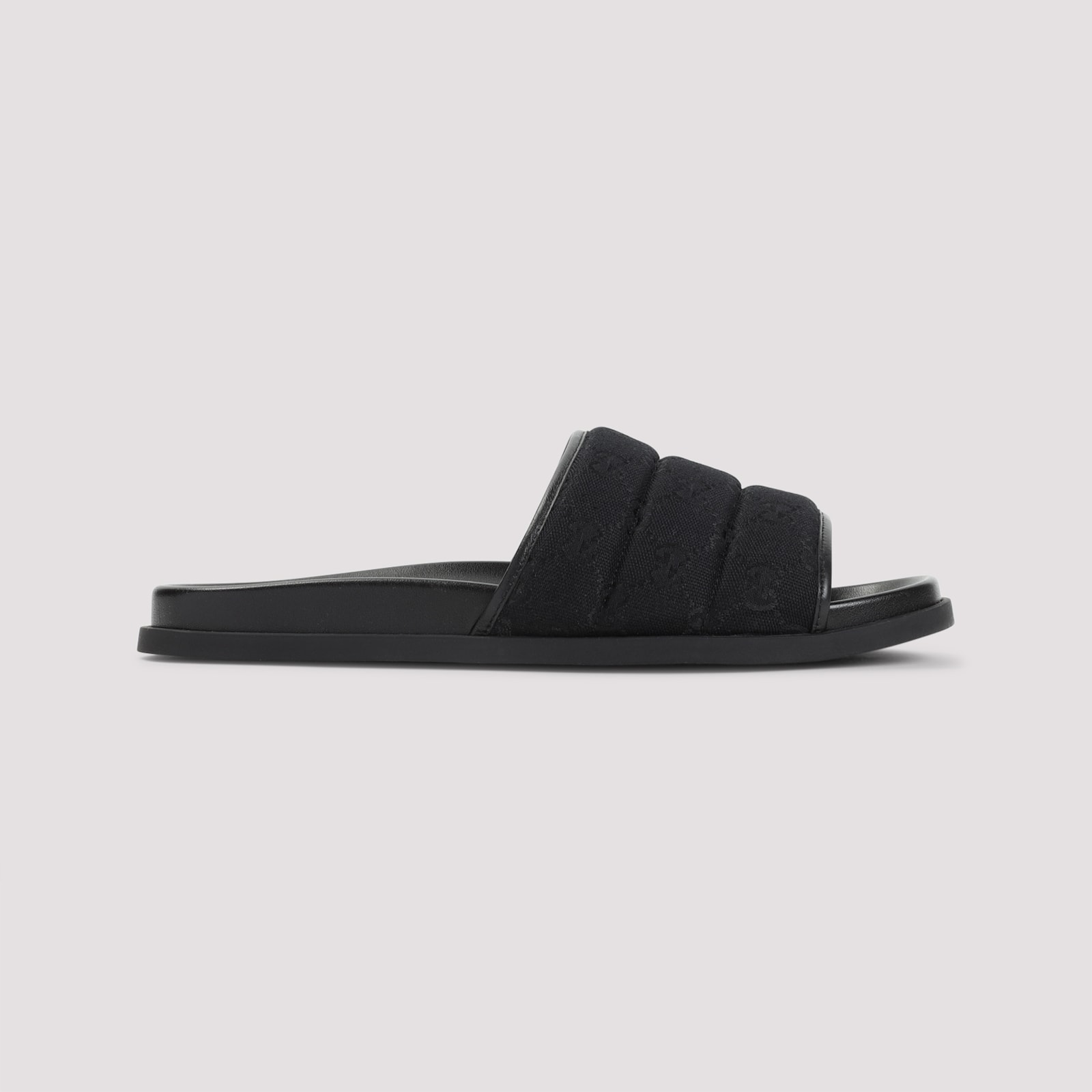 Gucci Gg Slides In Black