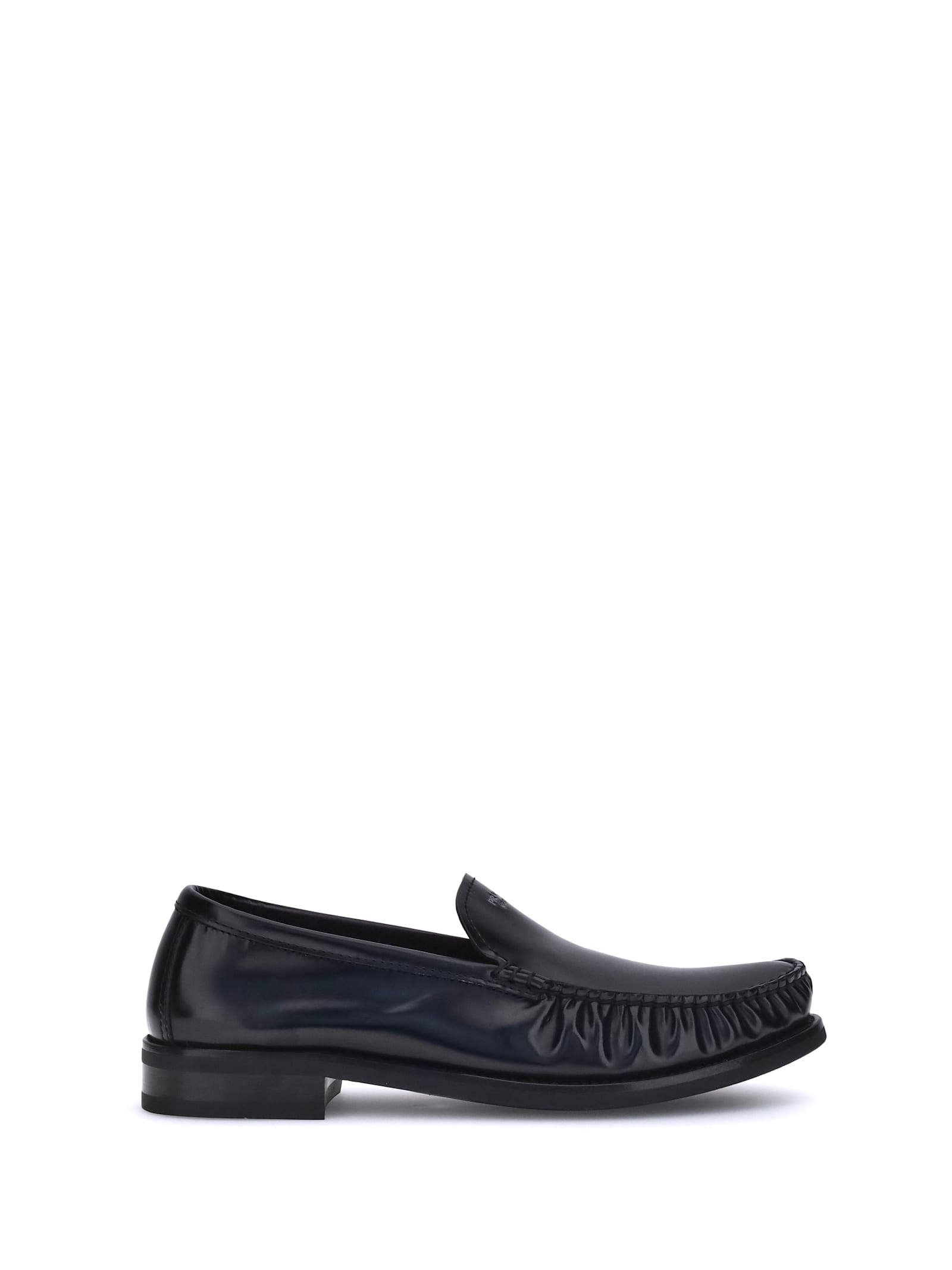 Brushed Leather Loafers