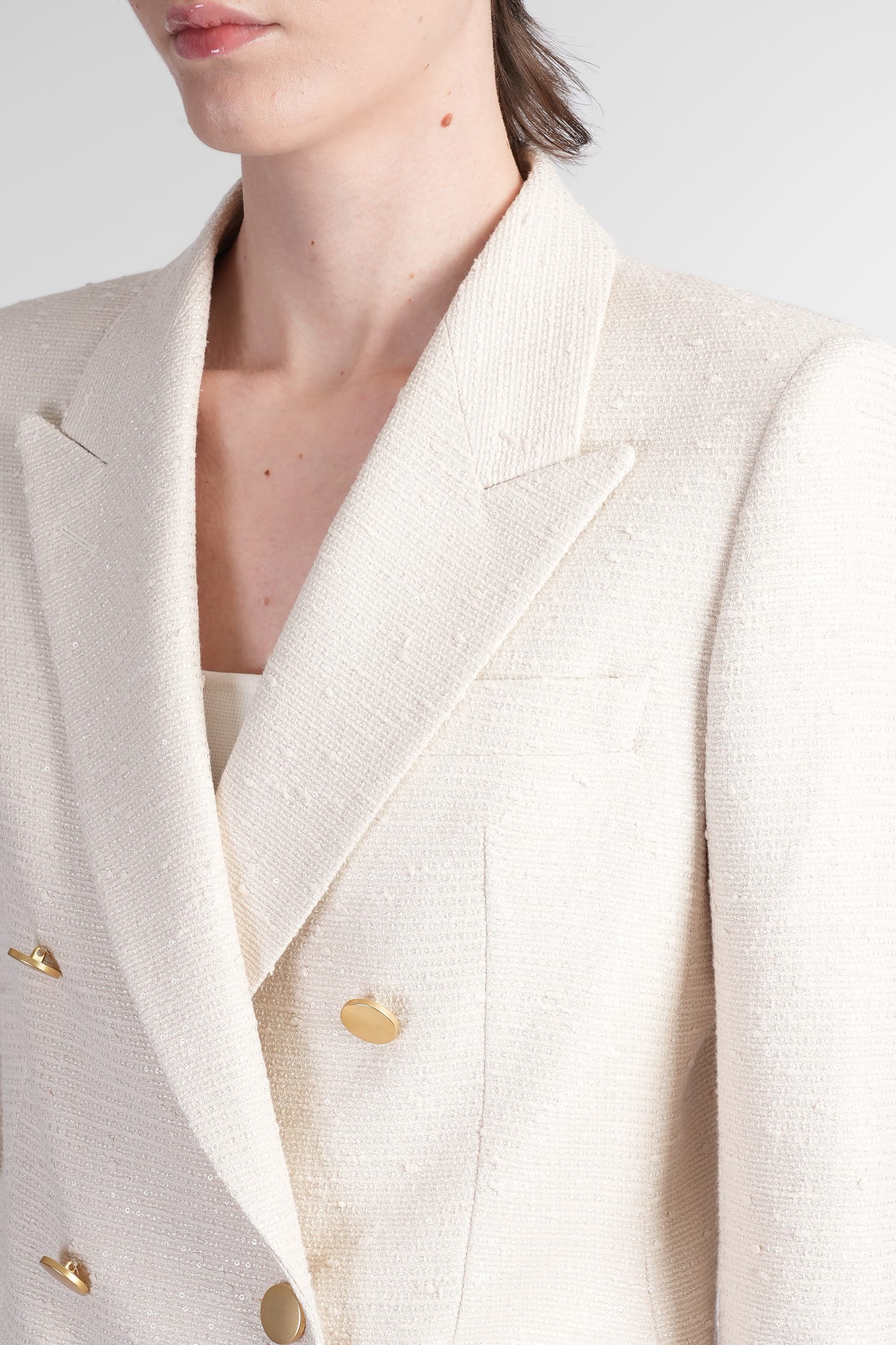Tagliatore J-parigi10b Blazer In Beige Cotton