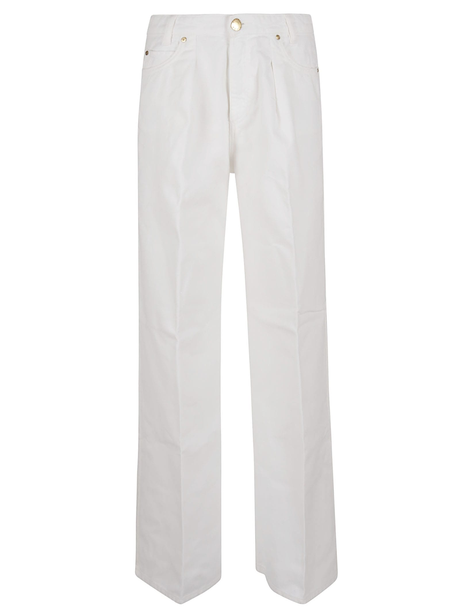 Shop Pinko Pozzillo Pantalone Bull In White