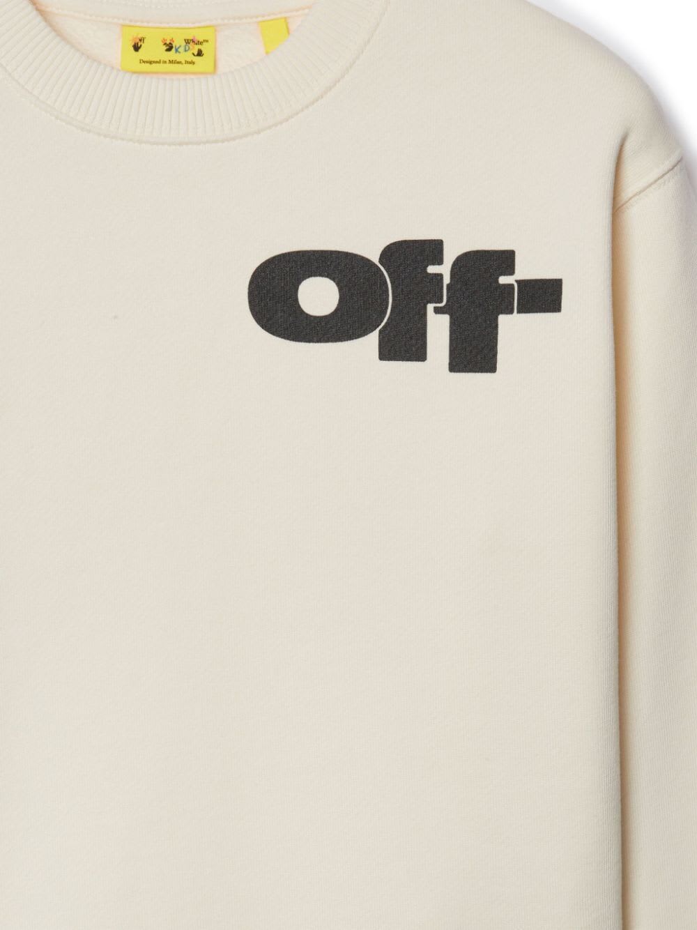 Shop Off-white Type Graphic Crewneck In Off White