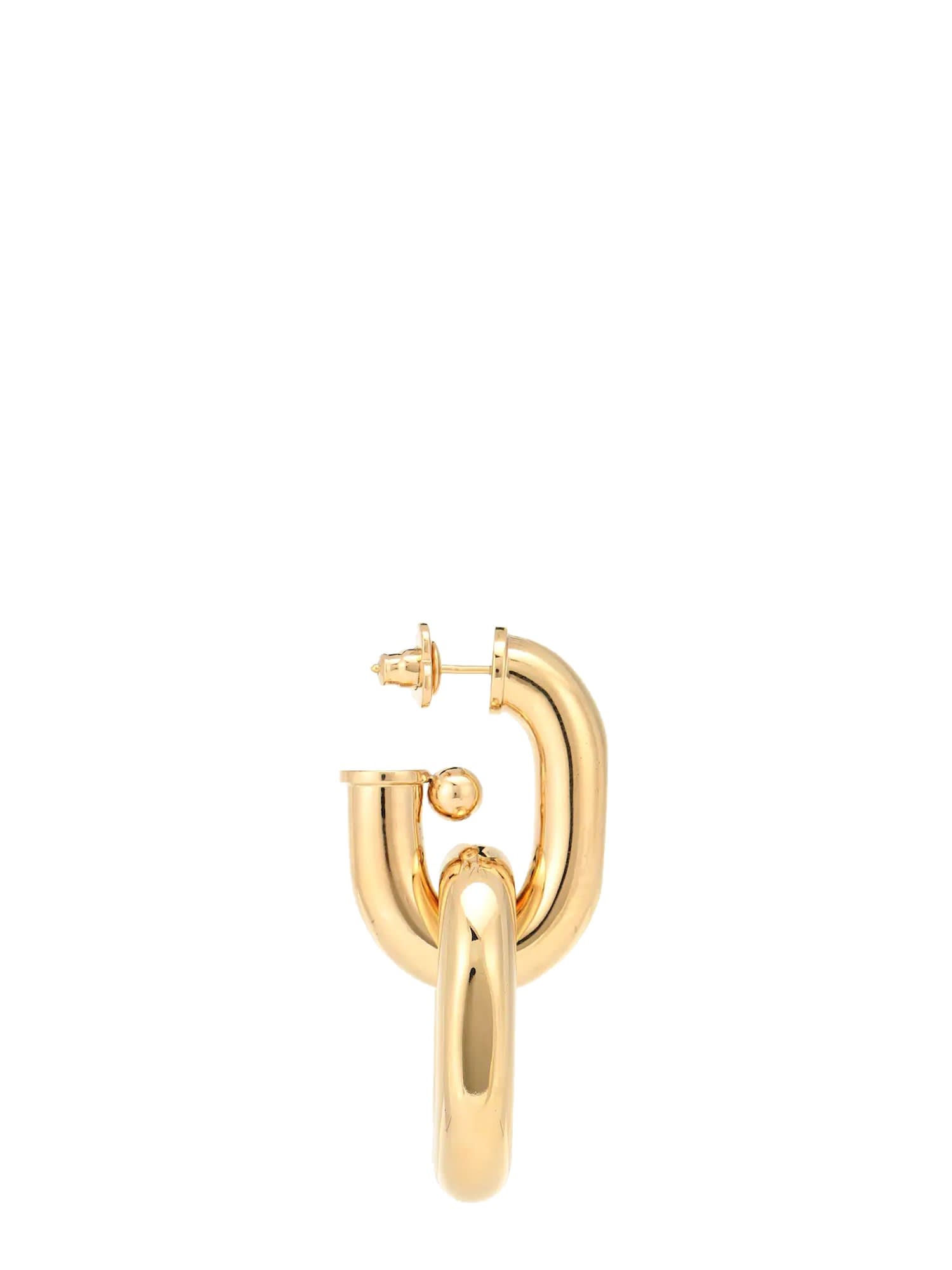 Rabanne Chain Hoop Earrings In Oro