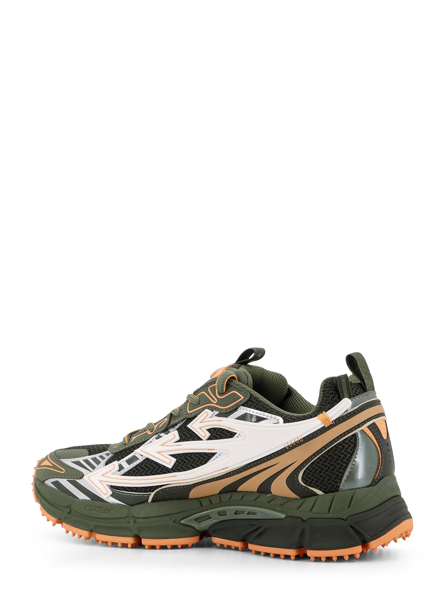 Shop Off-white Be Right Back Sneakers In Green - Peach