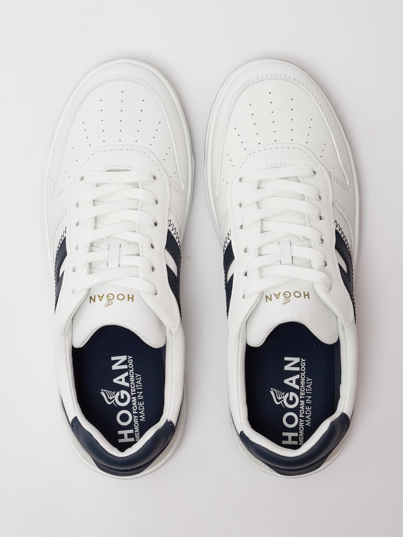 Hogan H630 Sneakers - Multi - Leather In Bianco