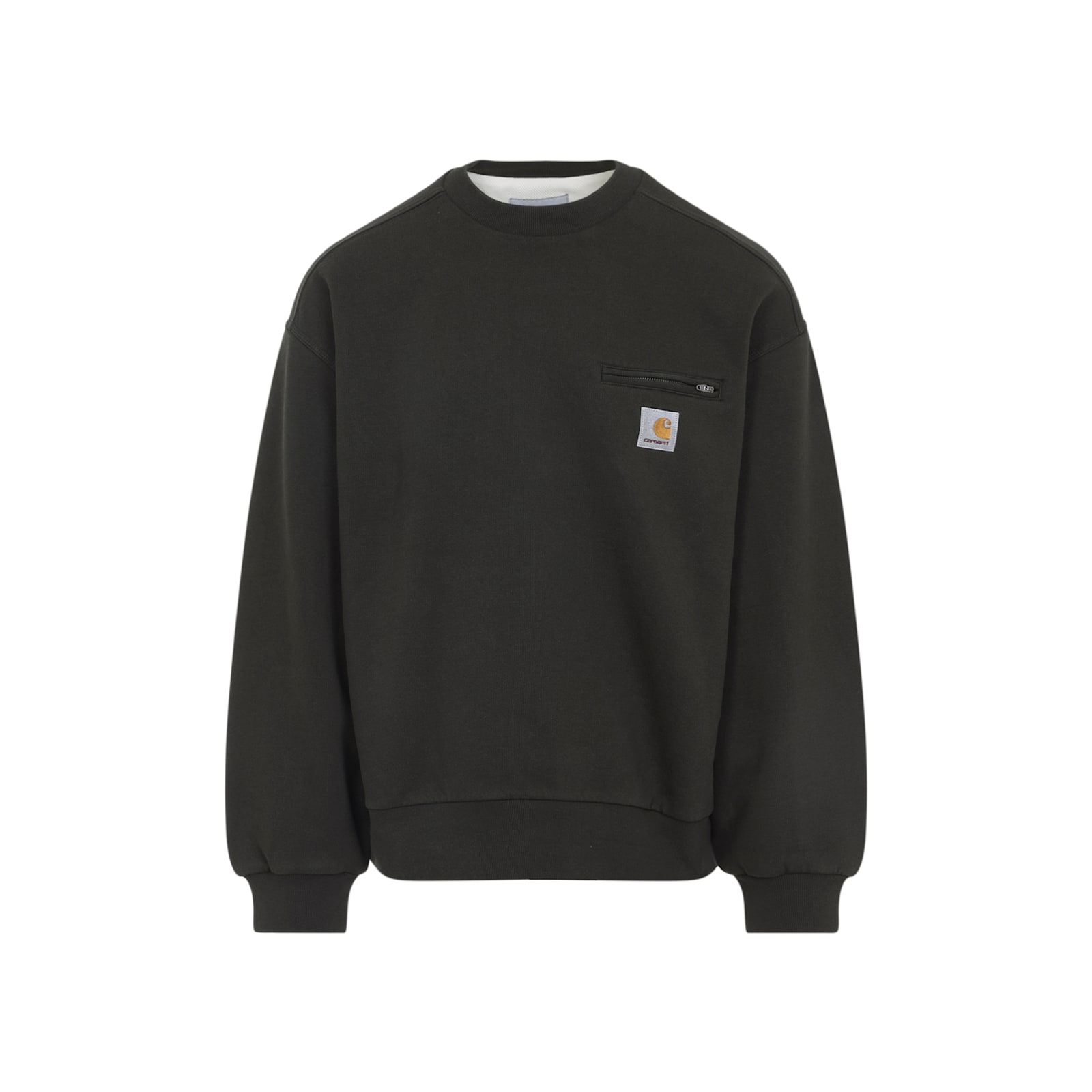 Carhartt Black Long Sleeve Pocket T-shirt In Multi