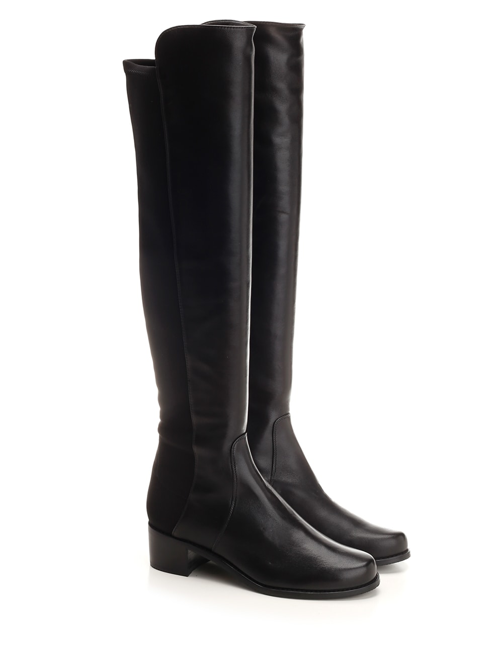 Shop Stuart Weitzman Nappa High Boot  In Black