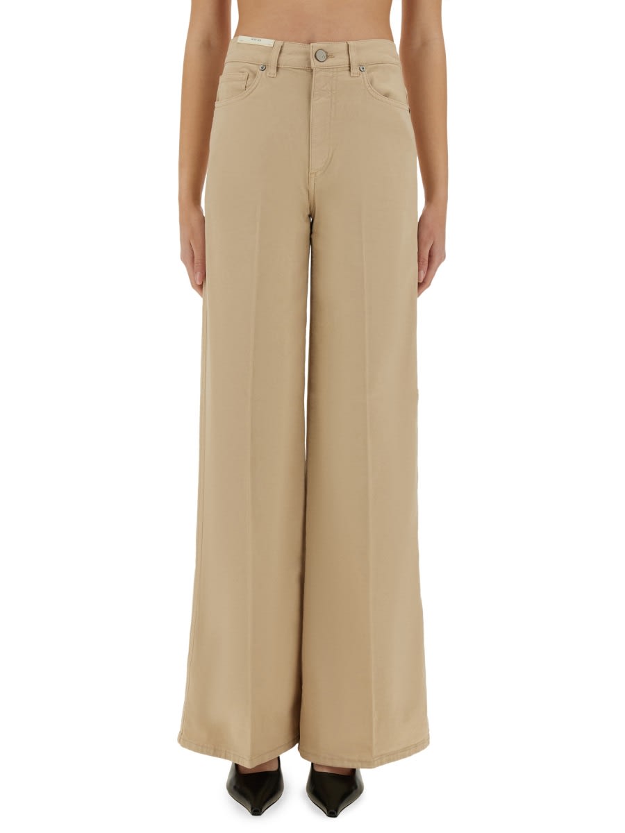 Shop Pt Torino Jeans Cindy In Beige