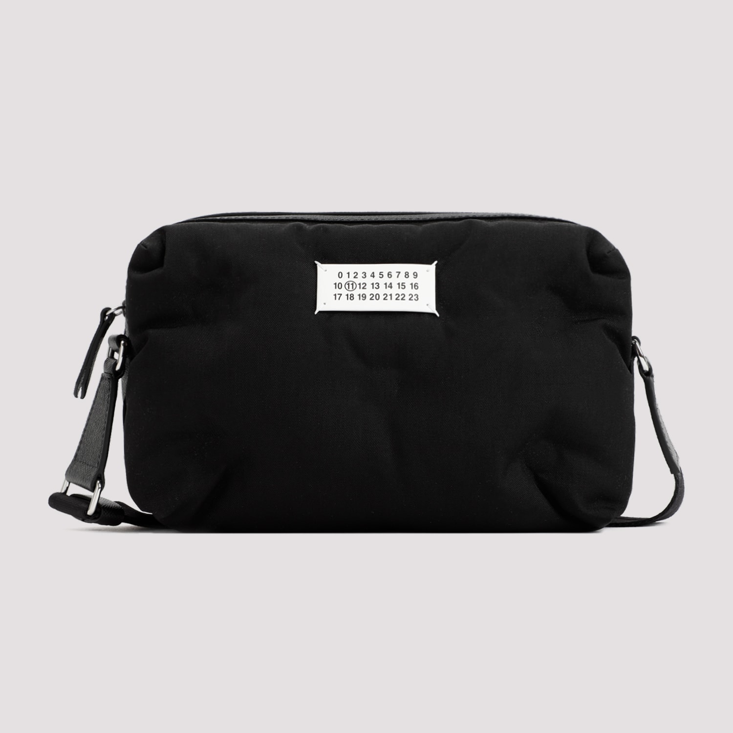 Shop Maison Margiela Camera Canvas Bag In Black