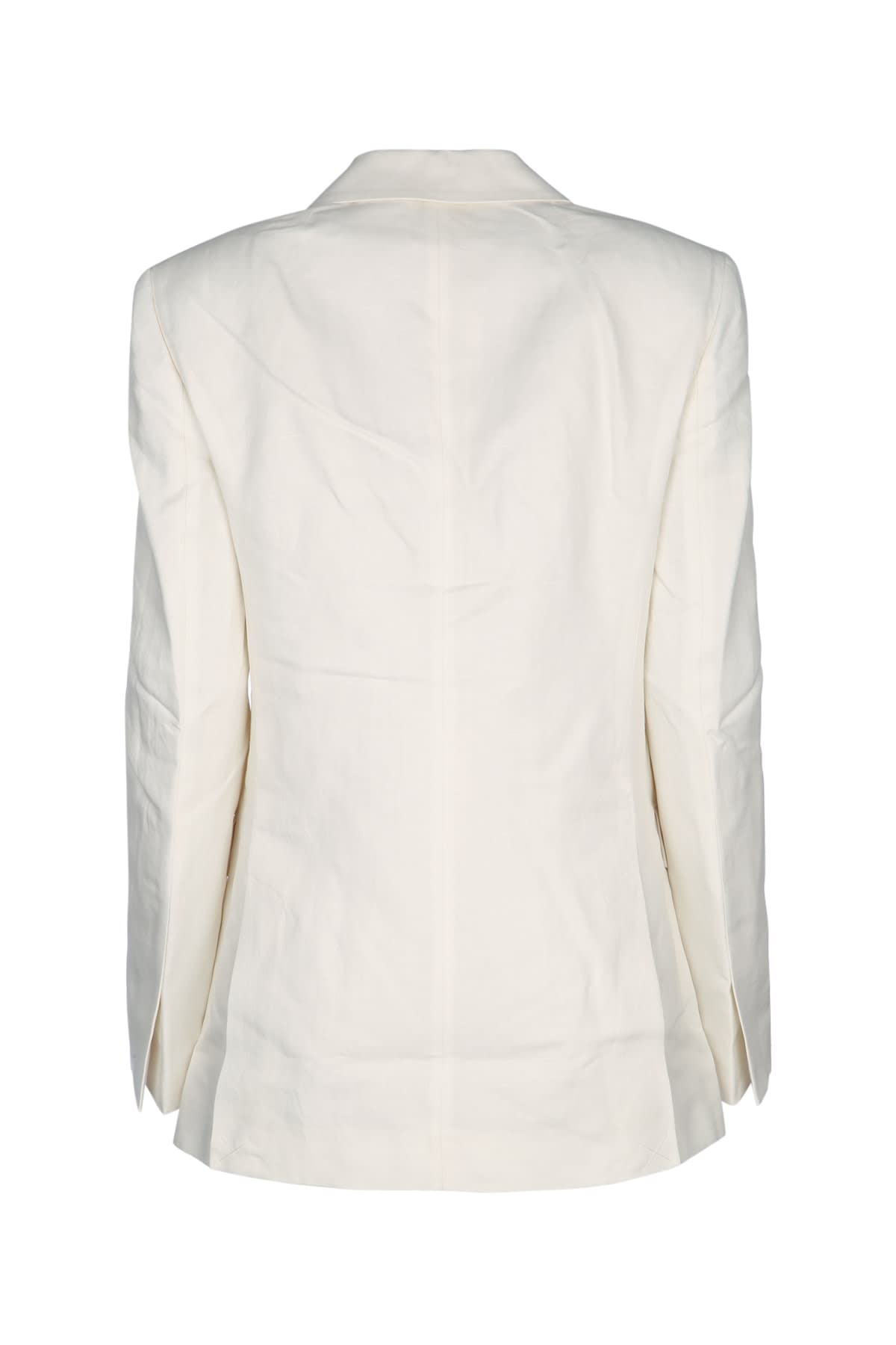 Shop Calvin Klein Relaxed Linen Db Breasted Blazer