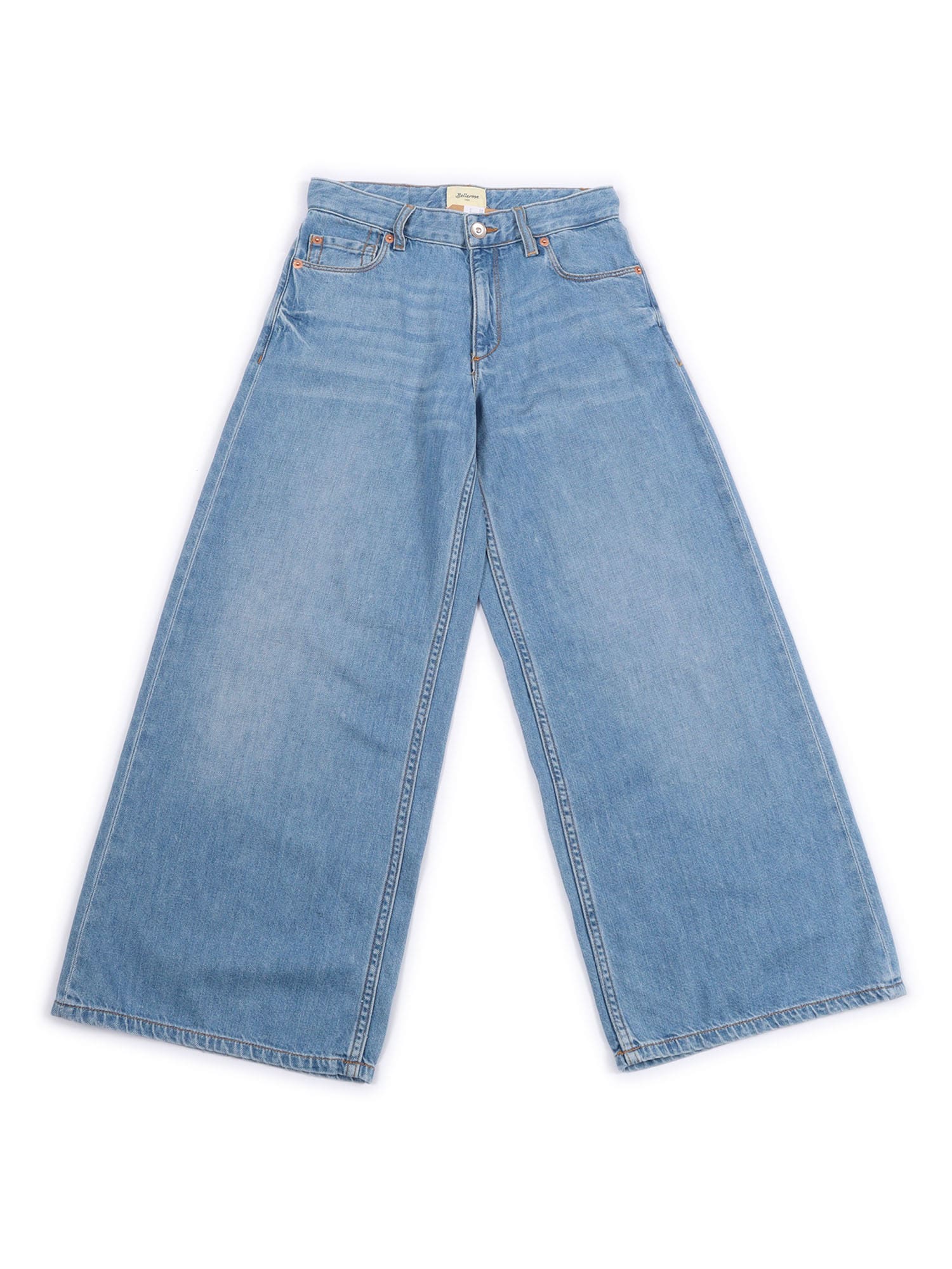 Bellerose Kae Wide Jeans In Blue