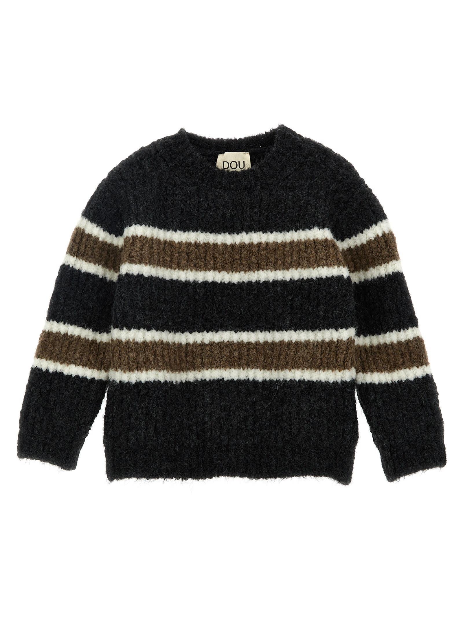 Douuod Kids' Striped Sweater In Multicolor