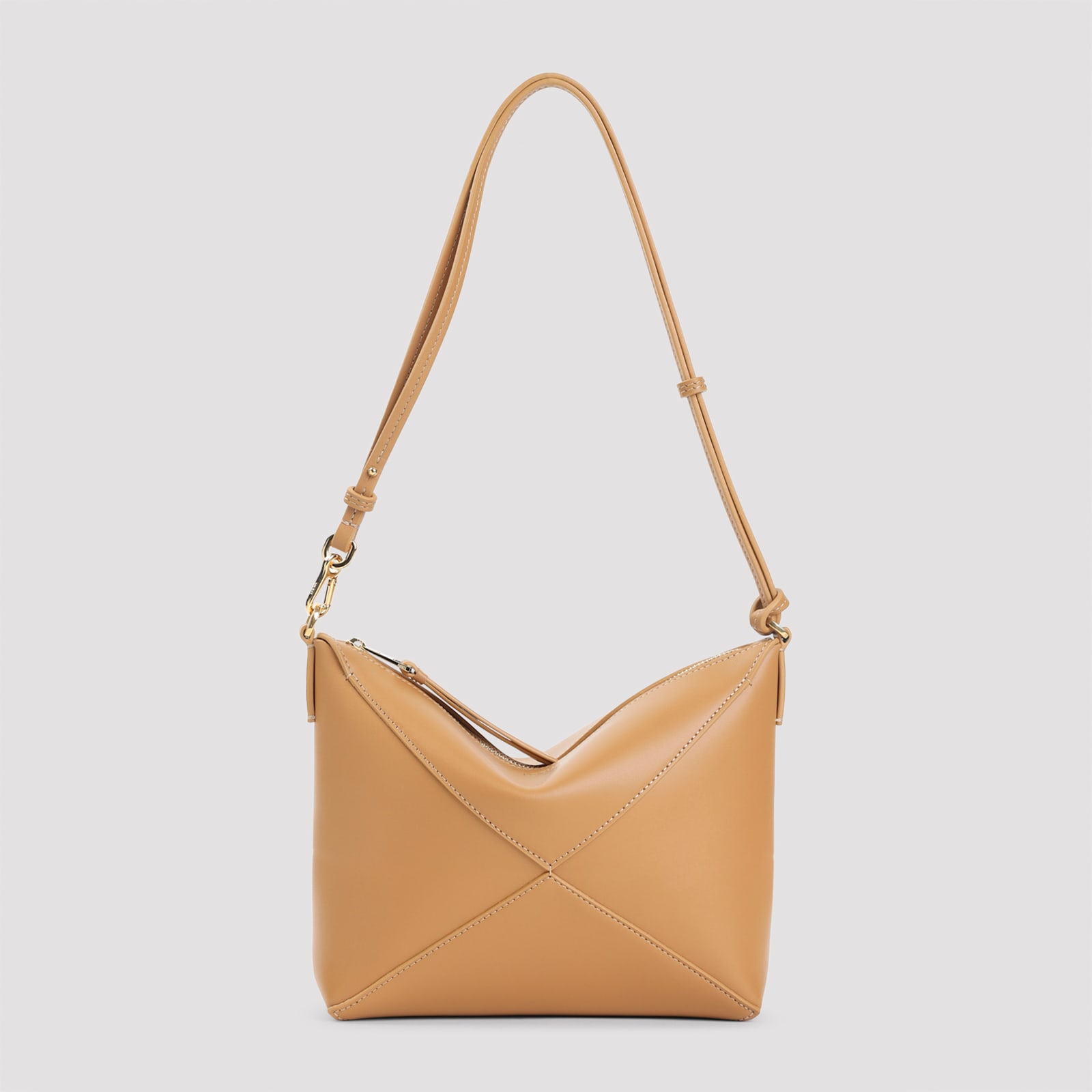 Loewe Puzzle Fold Pouch In Sand