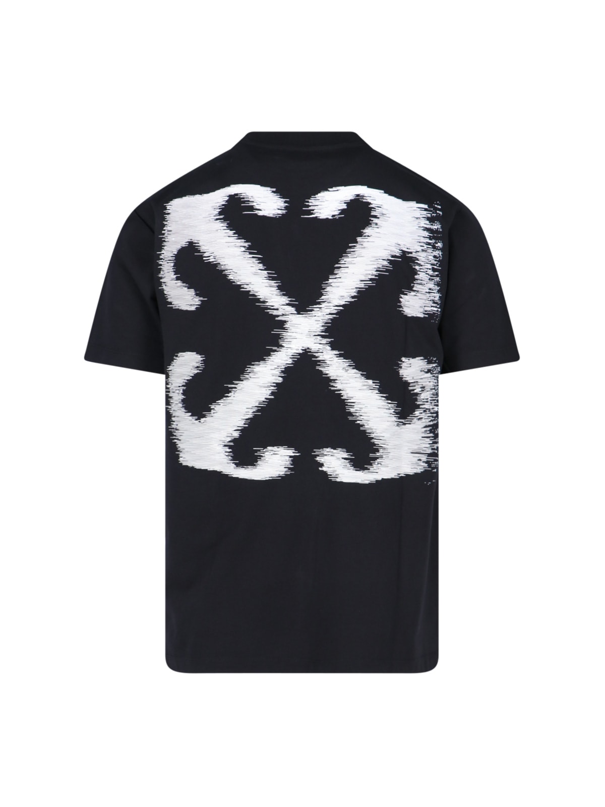 Shop Off-white Windy Arrow Printed T-shirt In Black