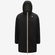 Shop K-way Jacob St Warm Double Jacket In Nero