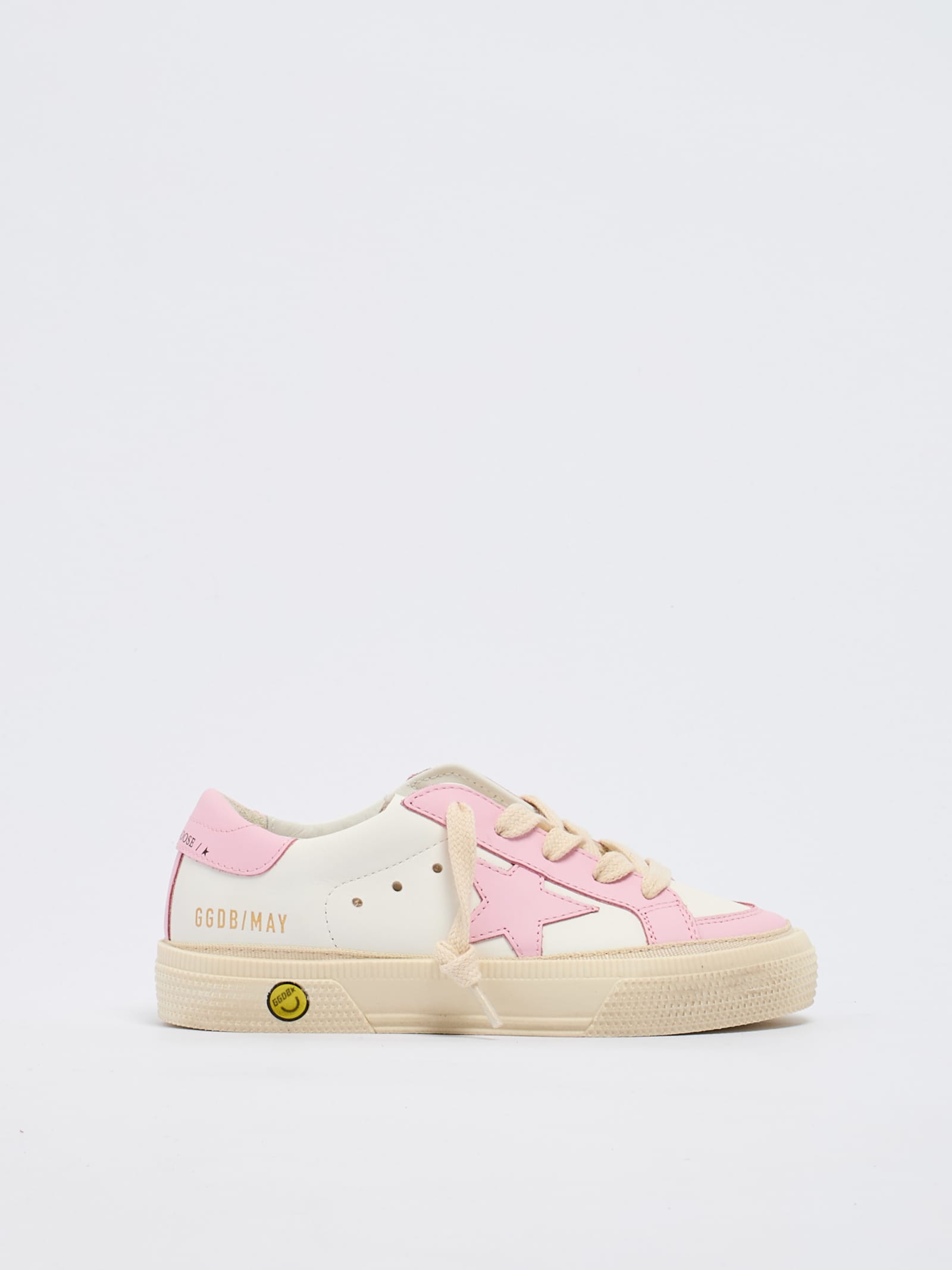 GOLDEN GOOSE MAY LEATHER SNEAKER