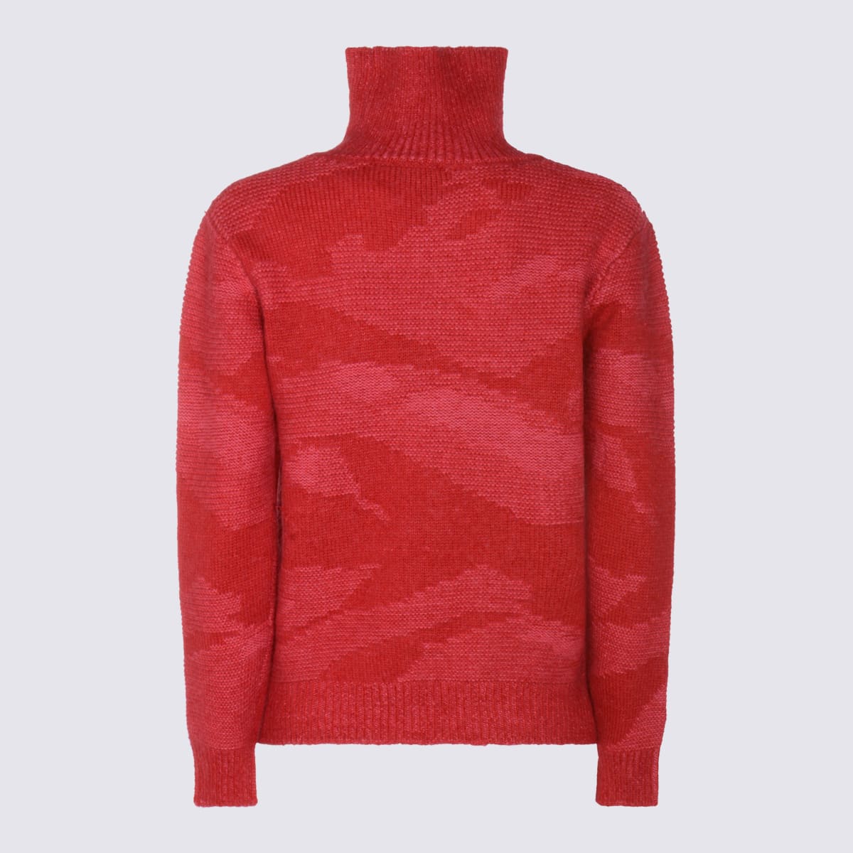 Add Roll-neck Patterned Sweater In Multi