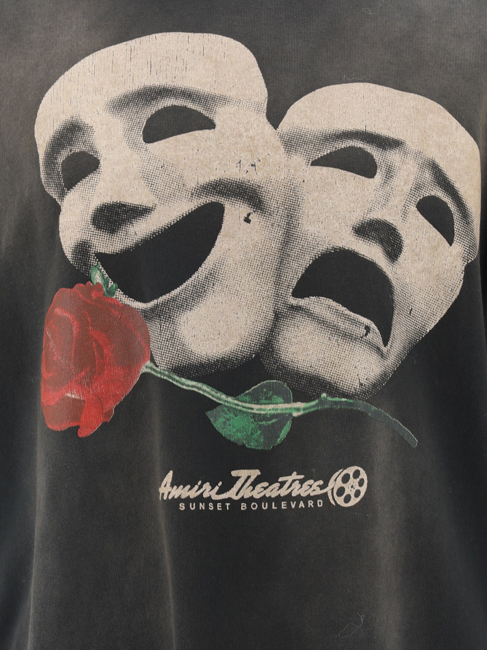 Shop Amiri Theatre Masks T-shirt In Black