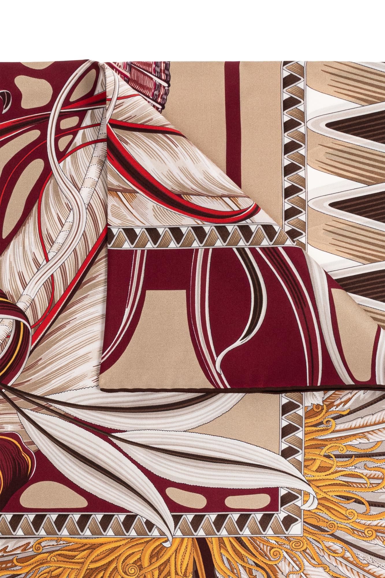 Ferragamo Silk Scarf In Multi