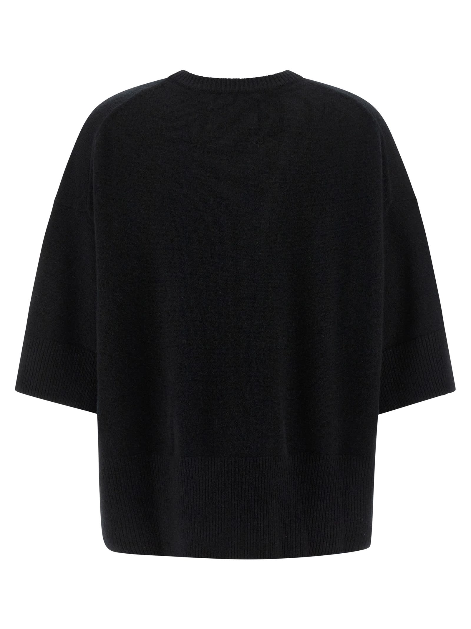 Extreme Cashmere N°433 Sassie Cashmere Sweater In Black