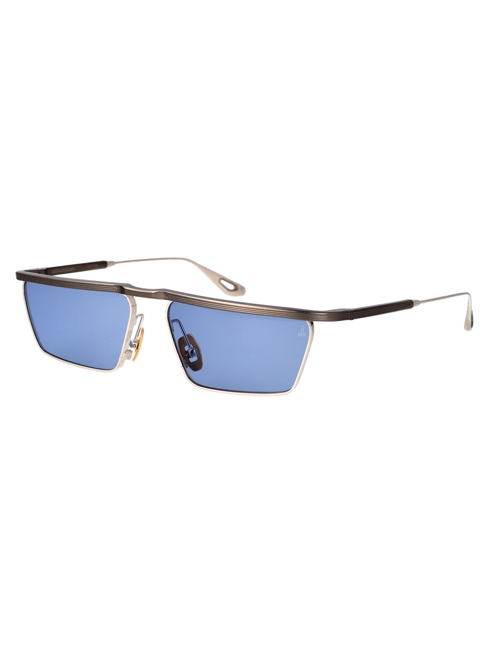 Shop Jacques Marie Mage Bogart Sunglasses In Gris