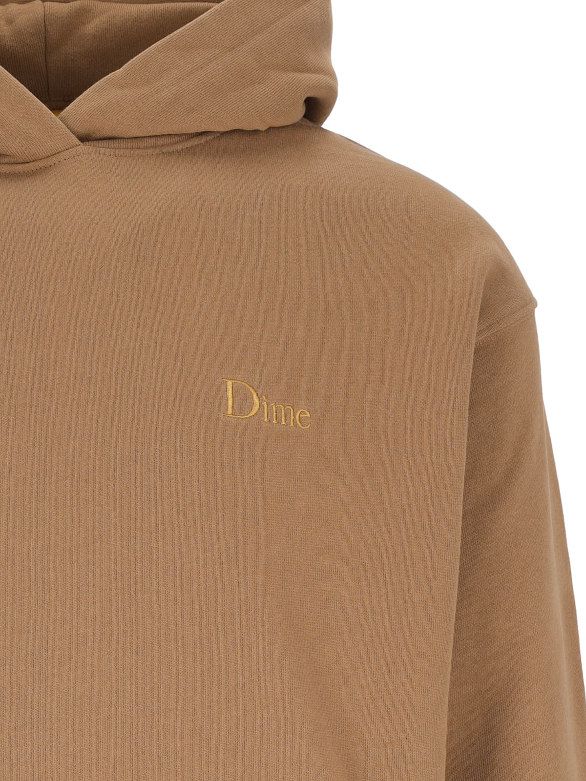 Shop Dime Logo Sweatshirt In Brown