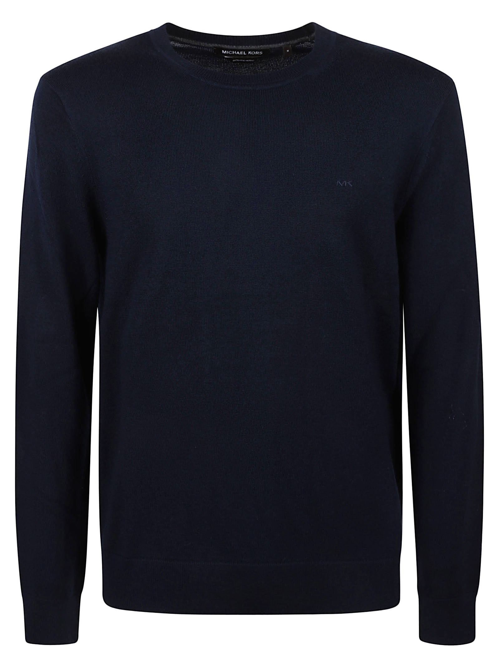 Michael Kors Round Neck Sweater In Blue