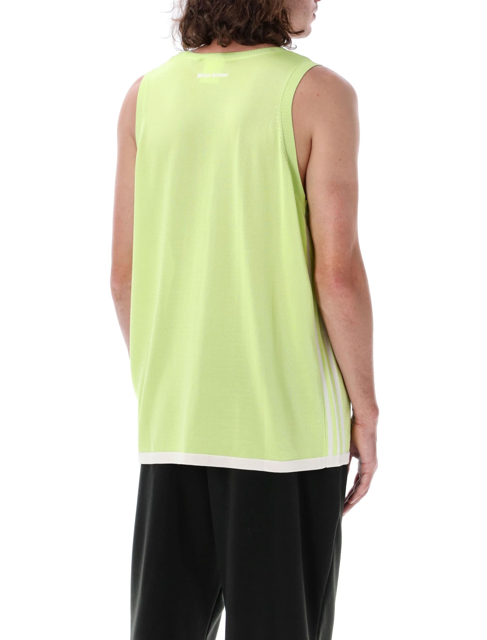 Adidas Originals X Wales Bonner Tank Top In Semi Frozen Yellow