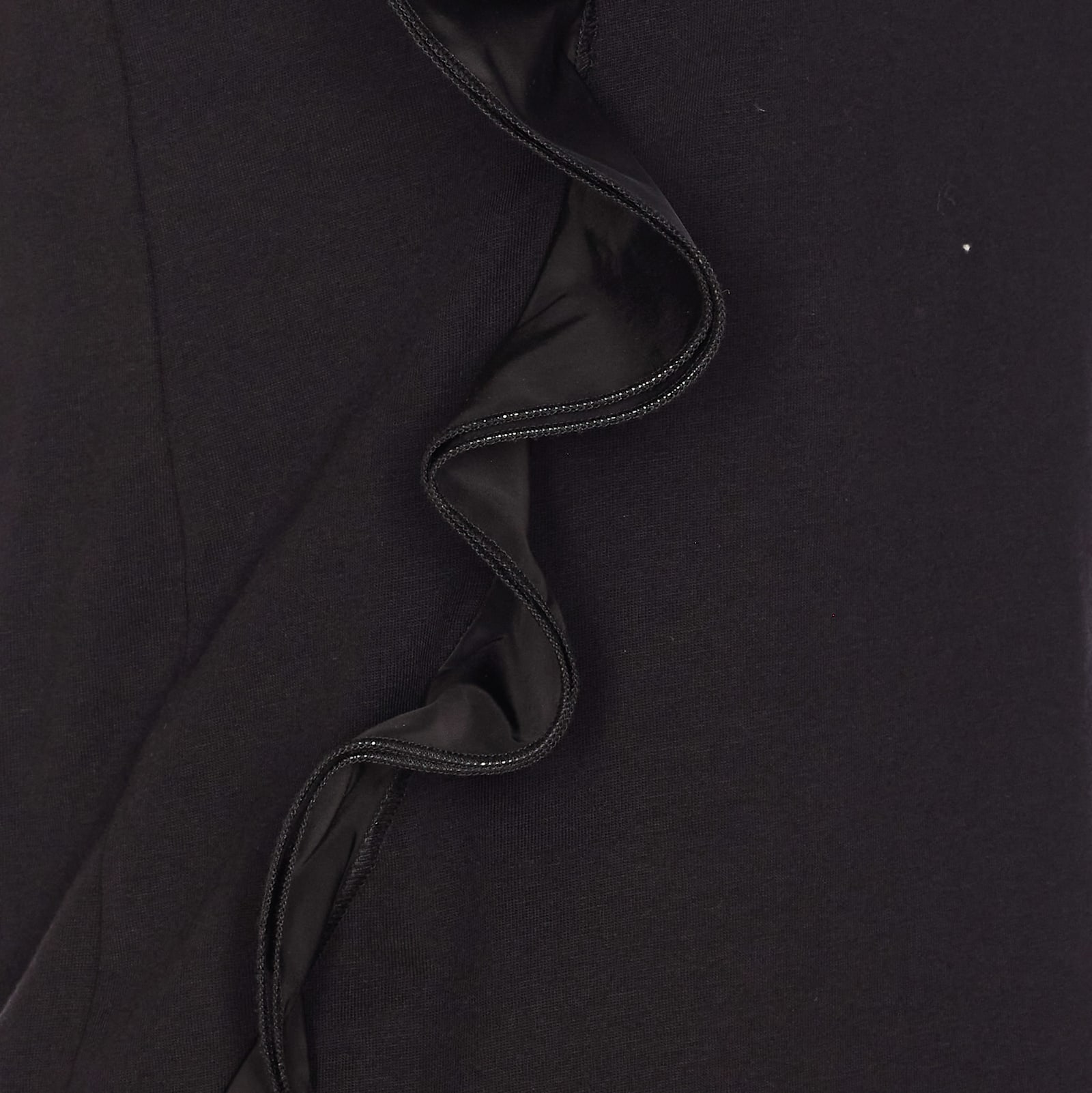 Liu •jo Ruffled Top In Black