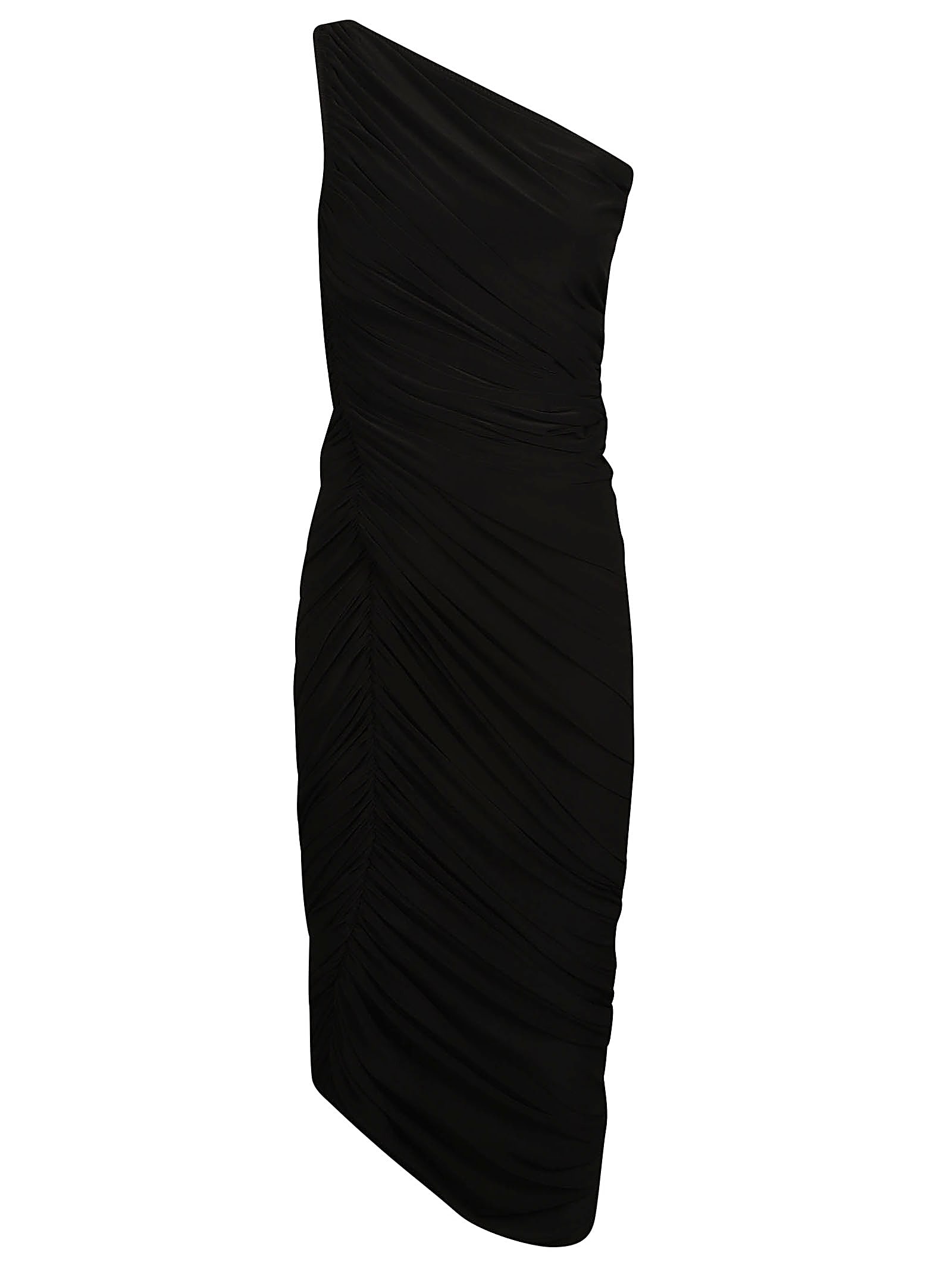 Shop Norma Kamali Diana Gown Dress In Black