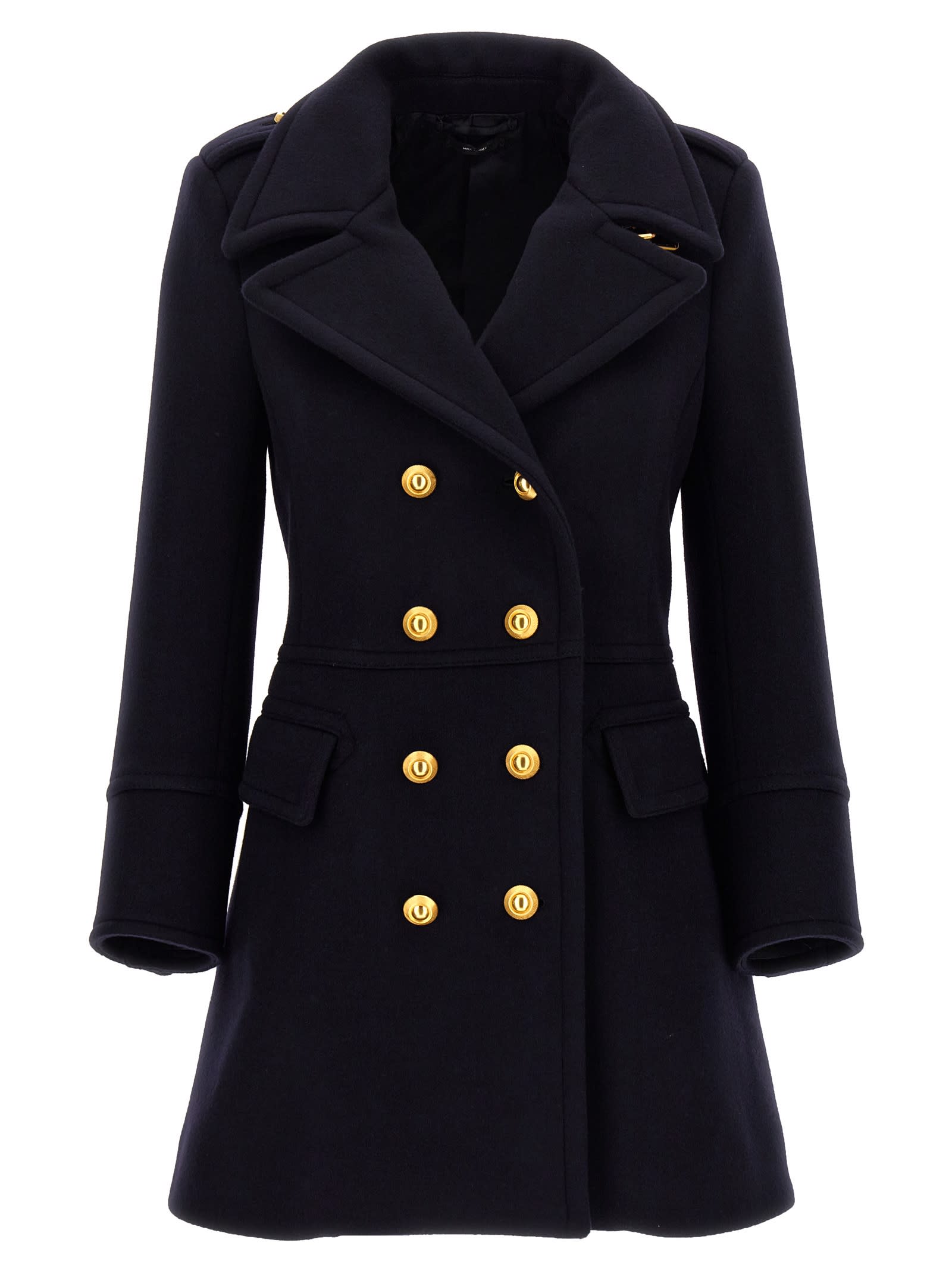 Double-breasted Wool Coat