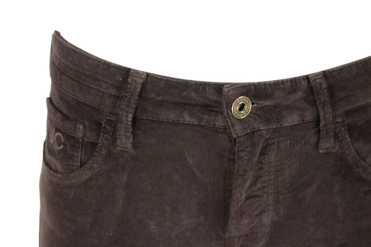 Jacob Cohen Corduroy Trousers In Brown