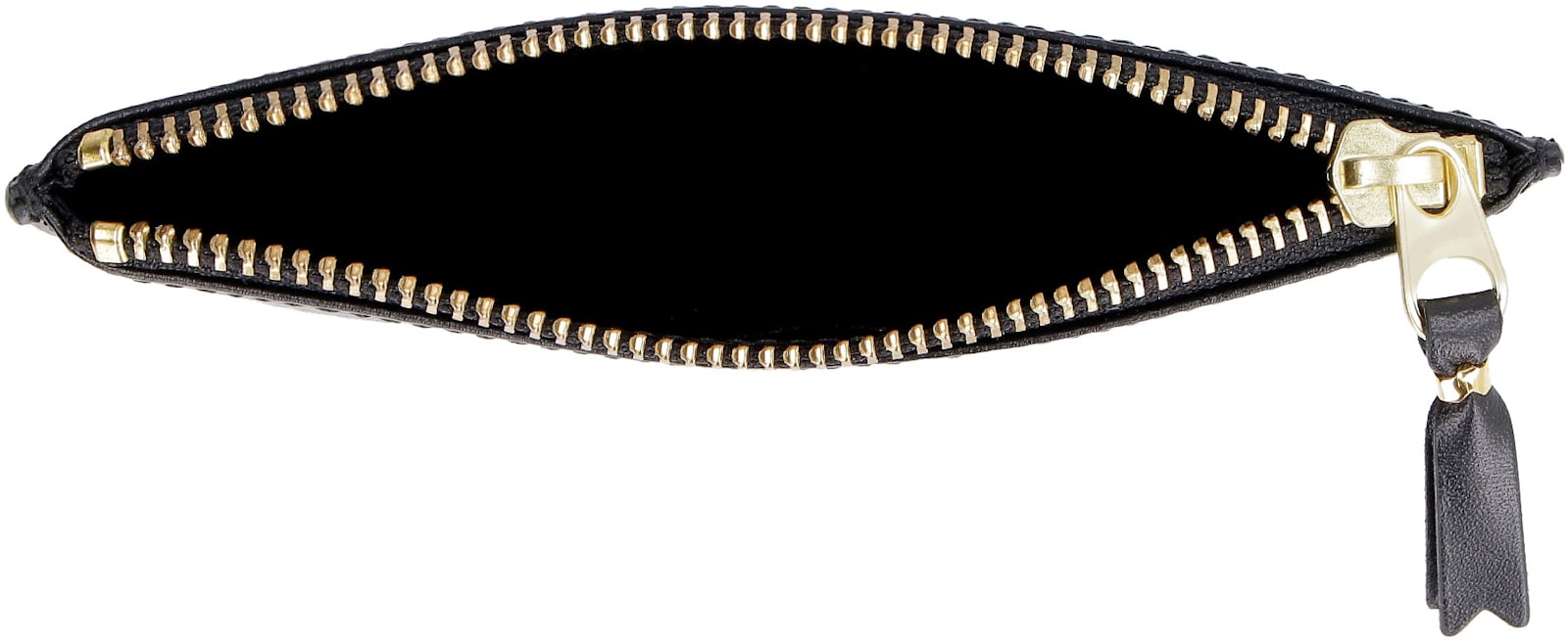 Comme Des Garçons Small Logo-print Pouch In Black
