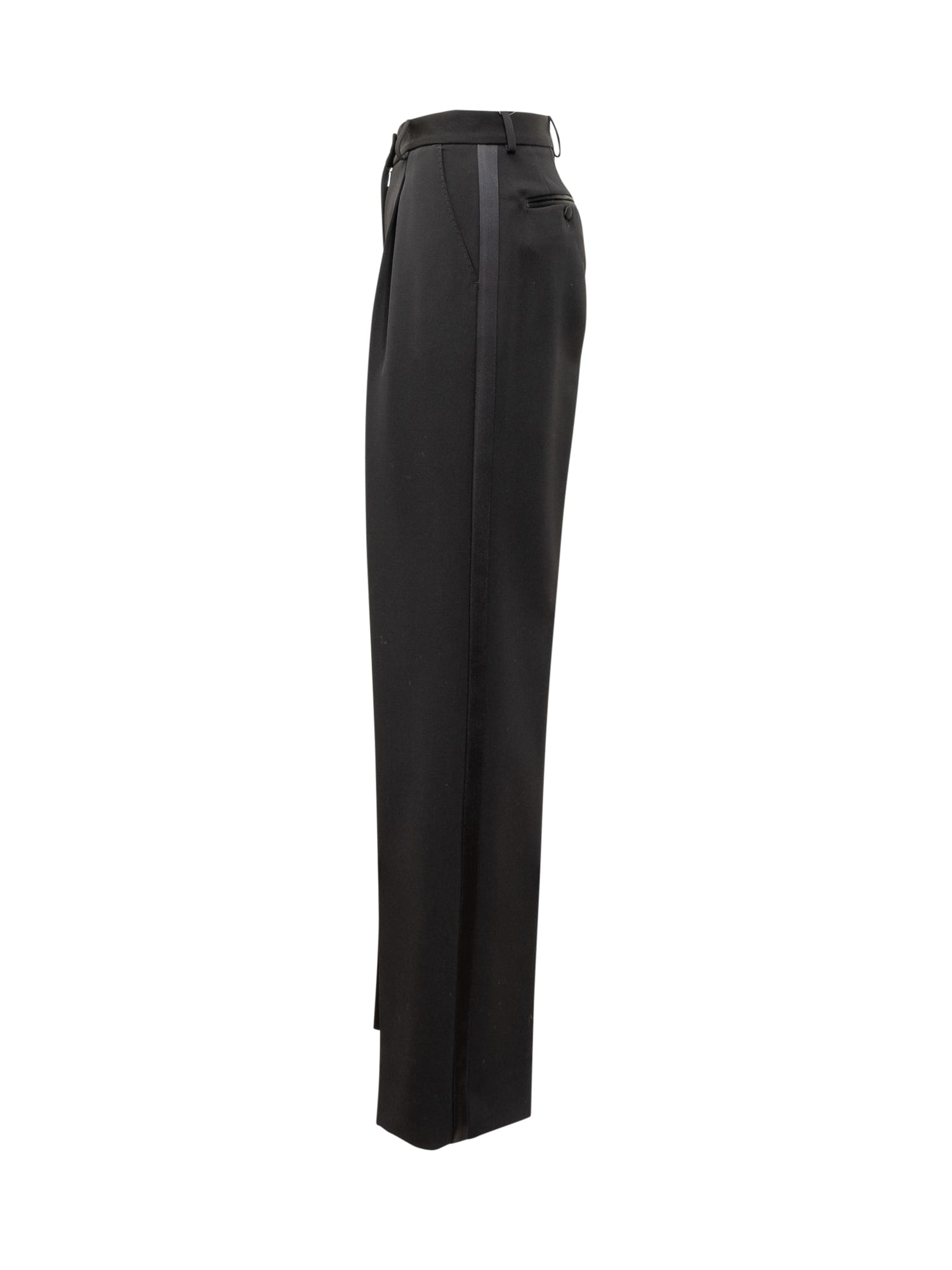 Shop Dolce & Gabbana Trousers In Nero