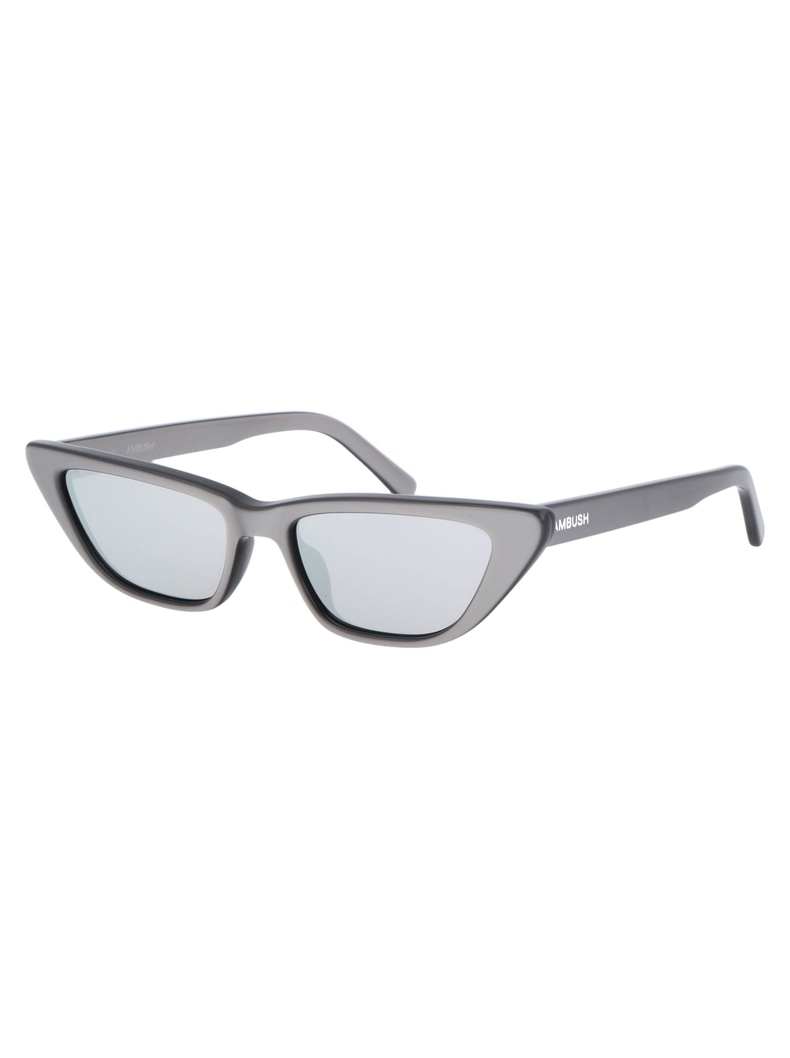 Shop Ambush Gaea Sunglasses In 2507 Red Dark Grey