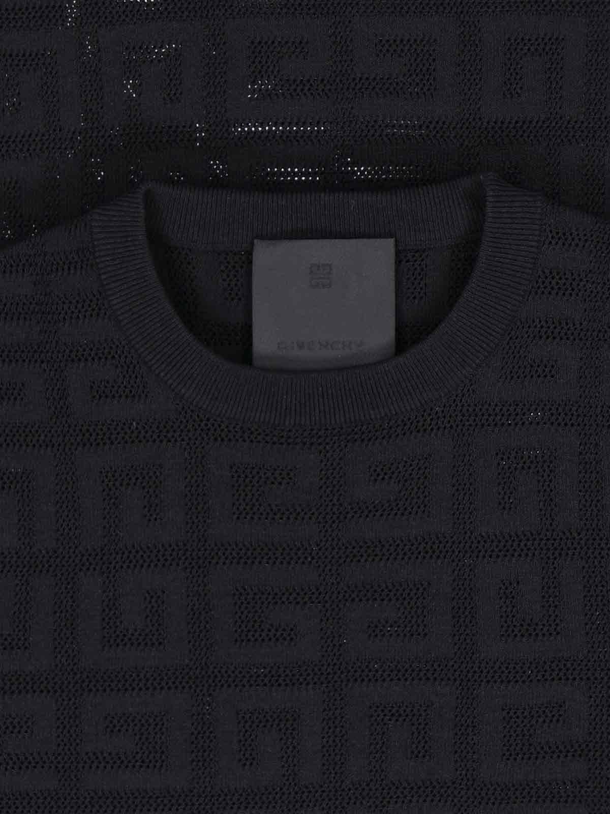 Shop Givenchy 4g Sweater In Black