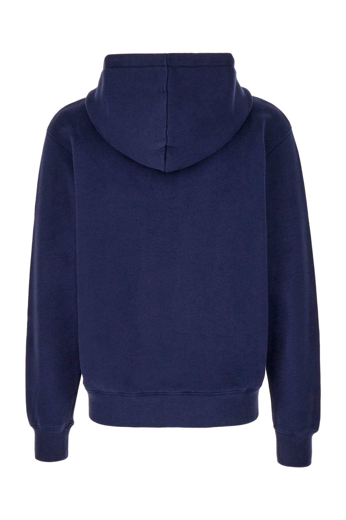 Shop Maison Kitsuné Blue Cotton Sweatshirt In P476