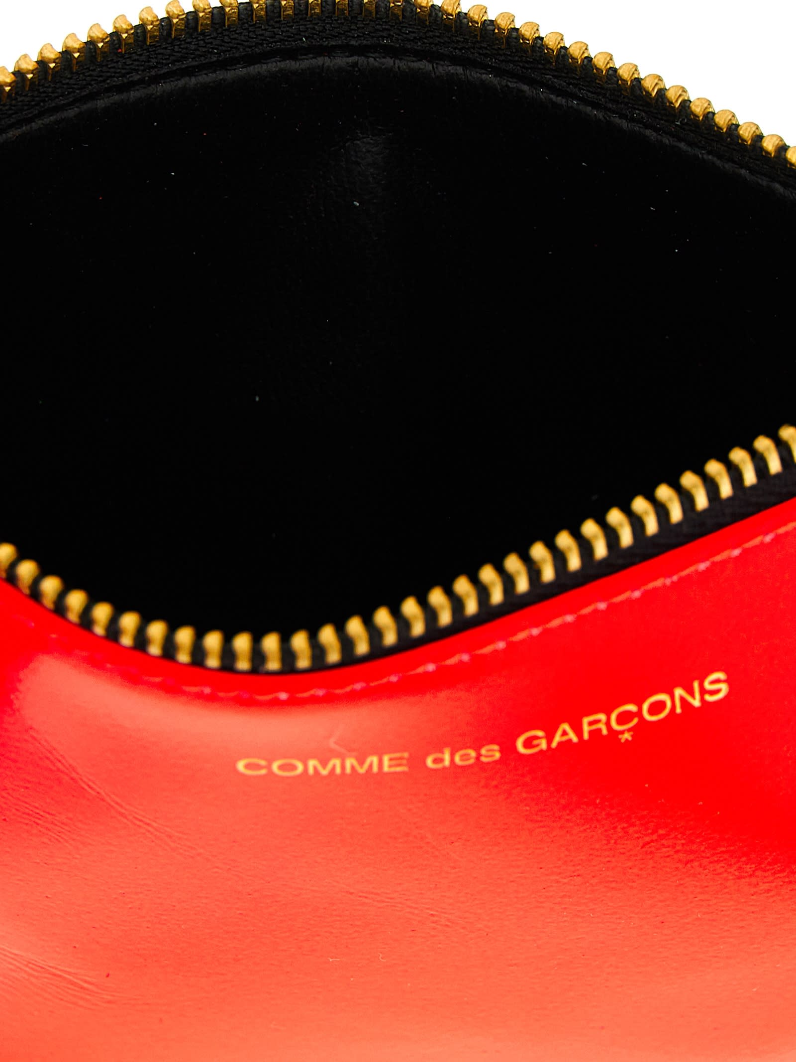 Comme Des Garçons Super Fluo Wallet In Red