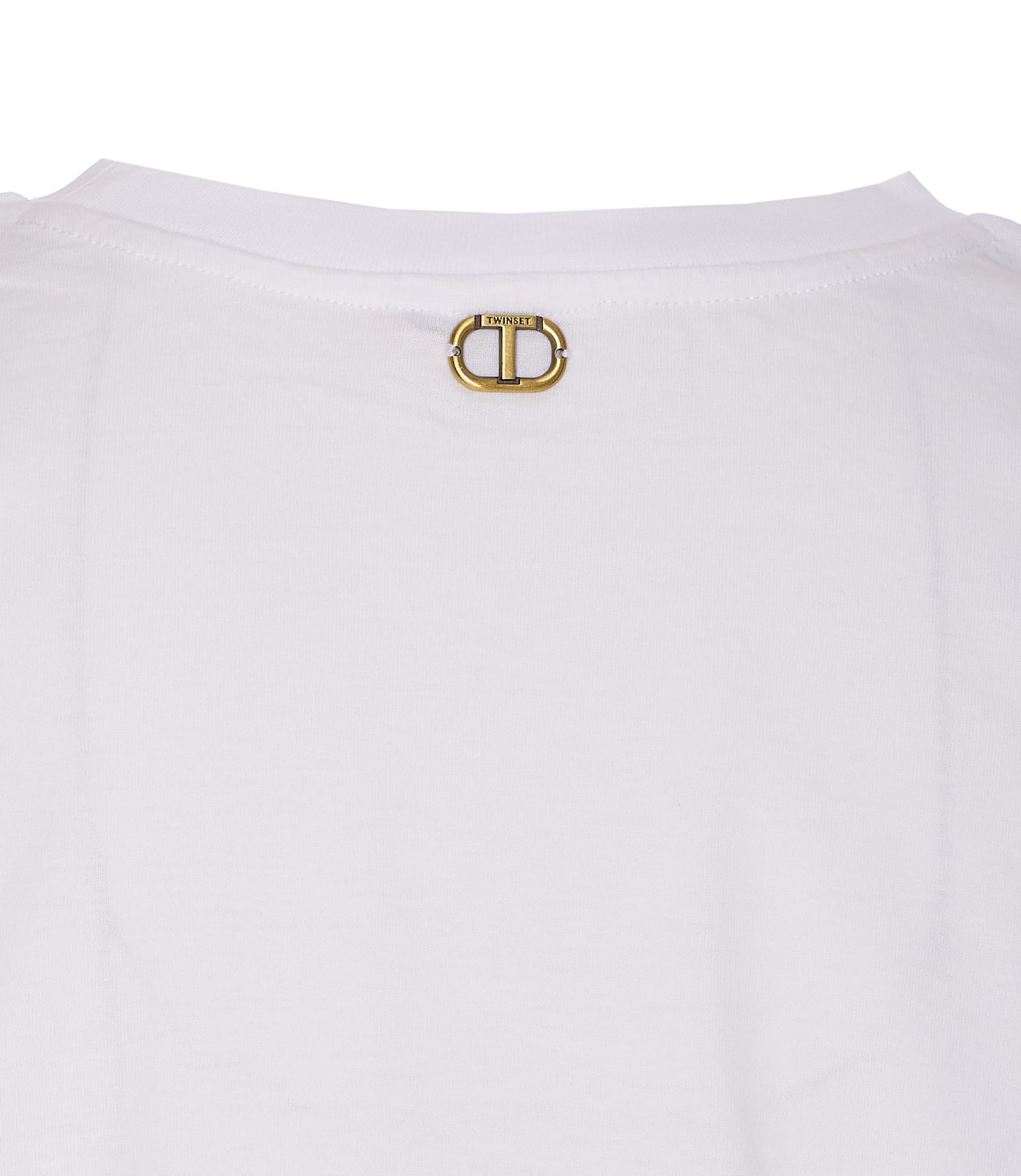 Twinset Embroidered T-shirt In White