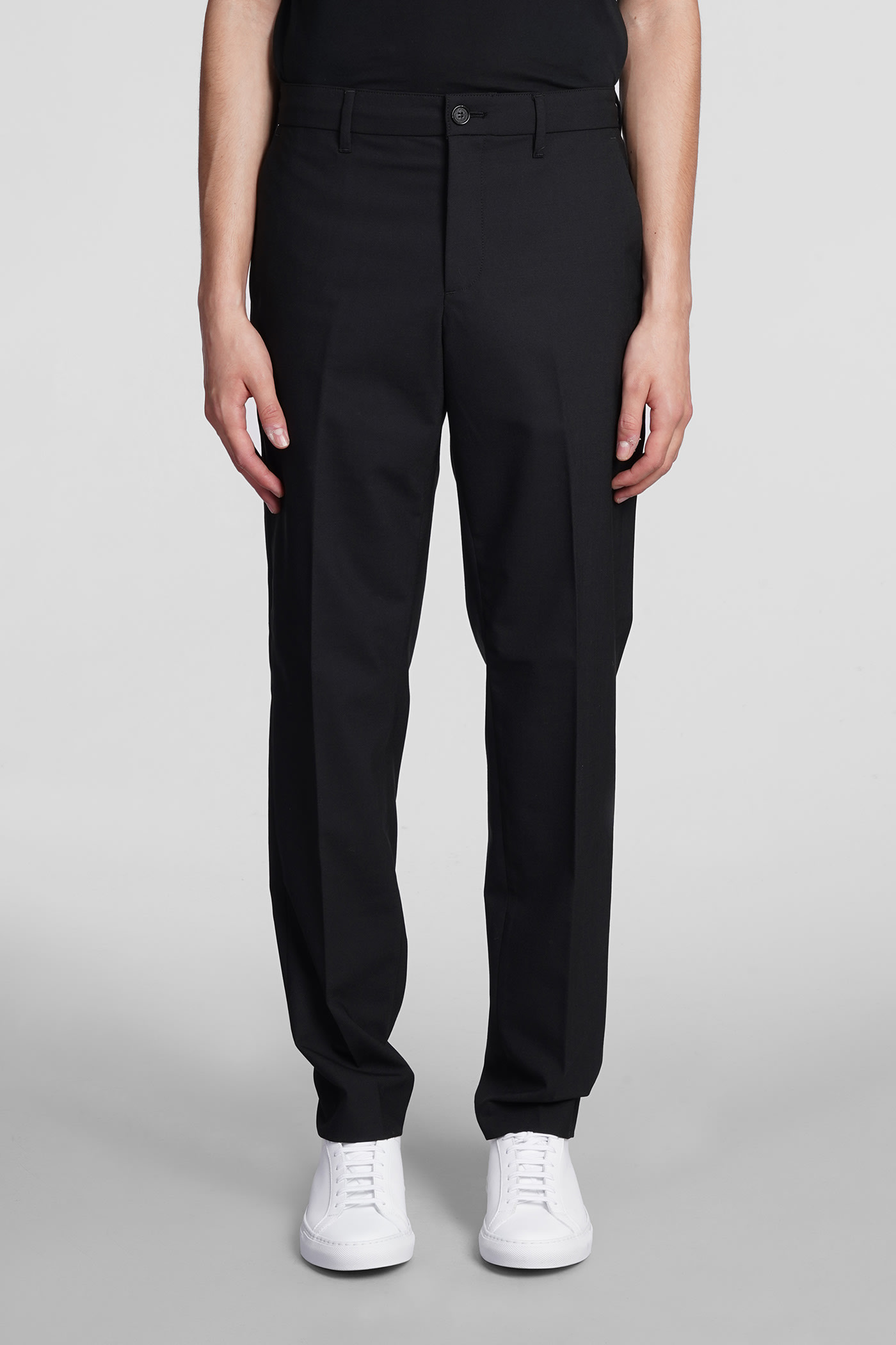 Department Five Pants In Black Polyester