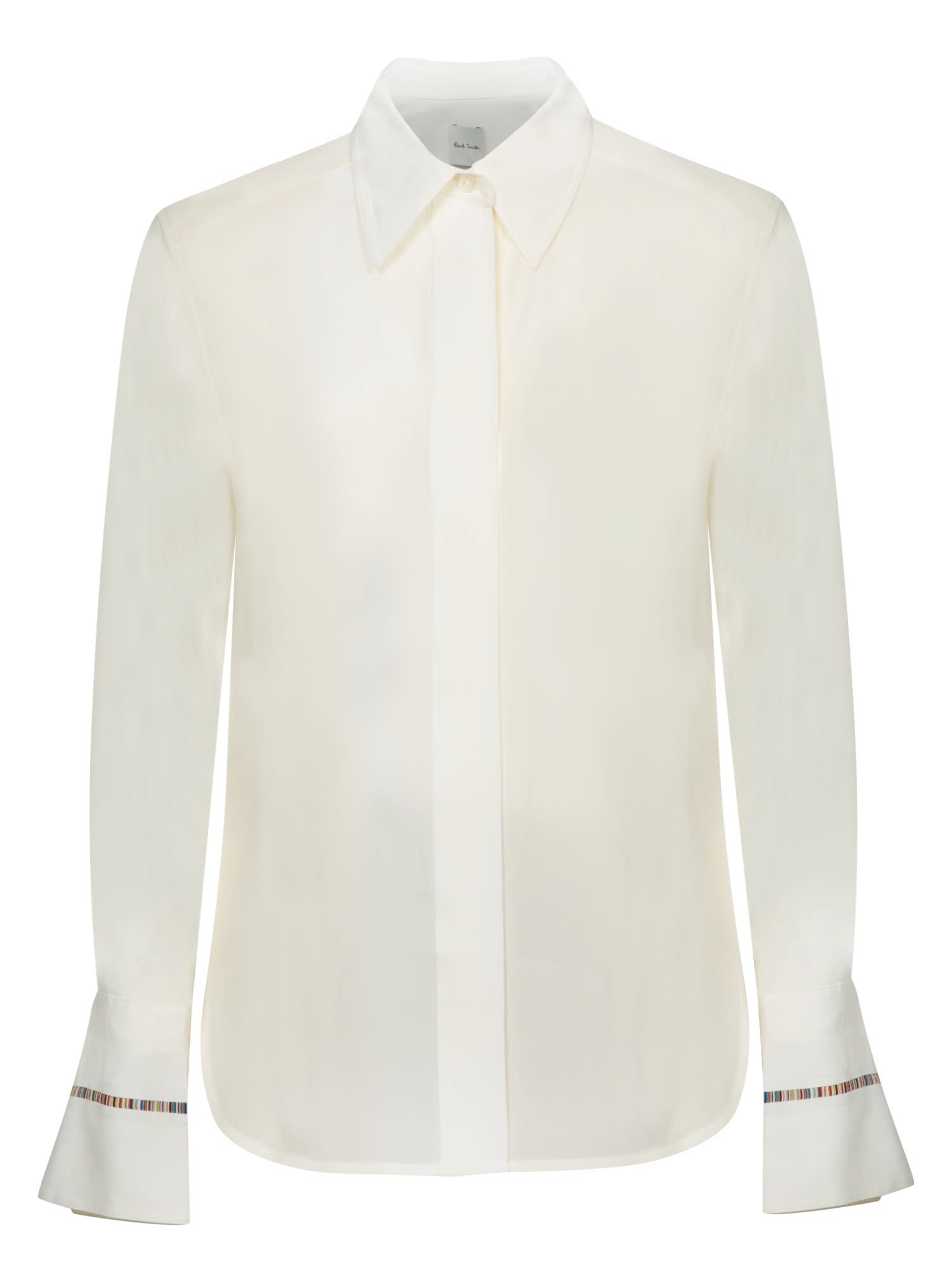 Shop Paul Smith White Long-sleeve Shirt