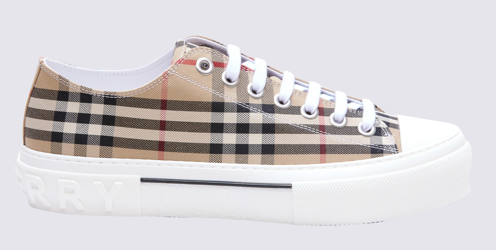 Burberry Archive Beige Canvas Sneakers