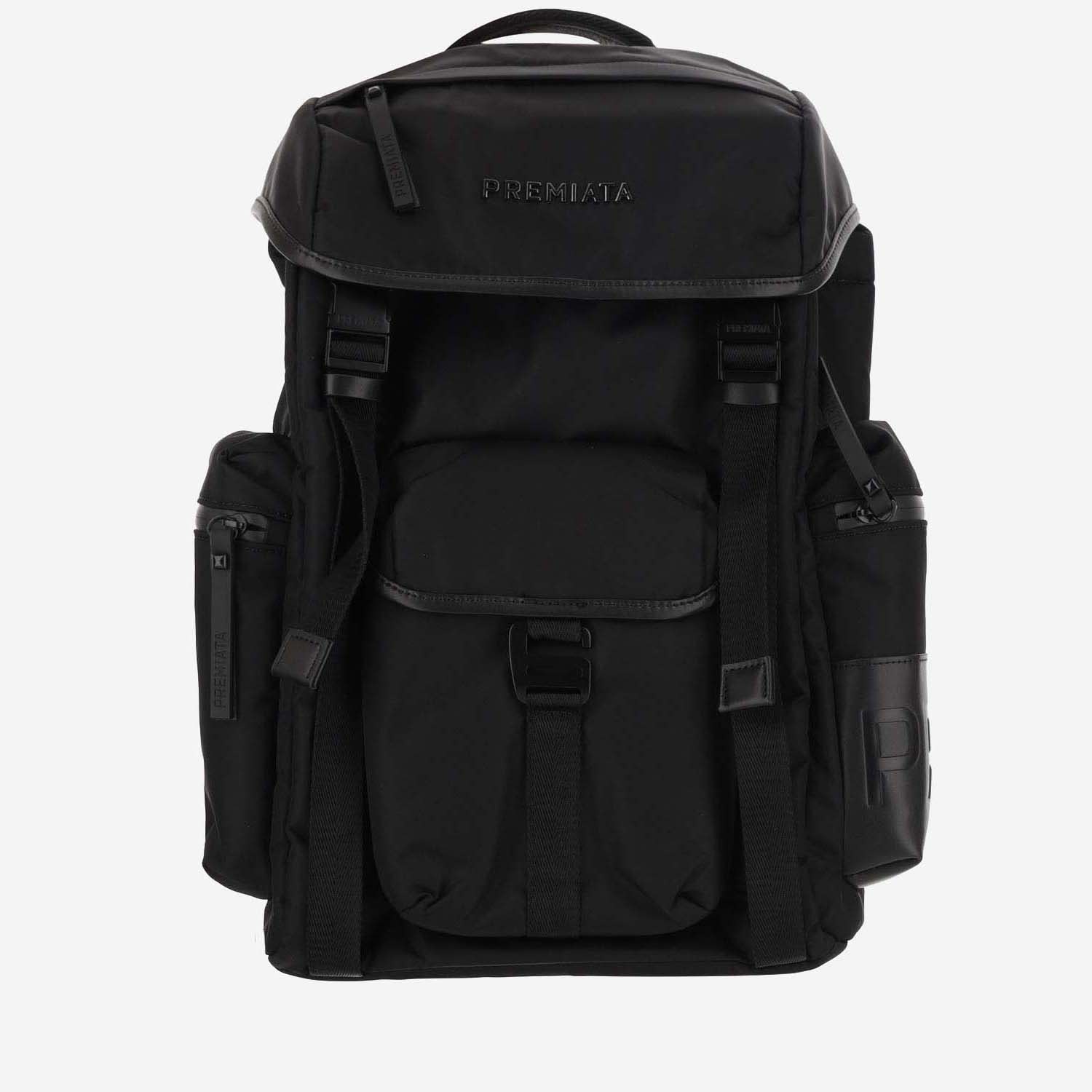 Shop Premiata Nylon Booker Backpack In Black