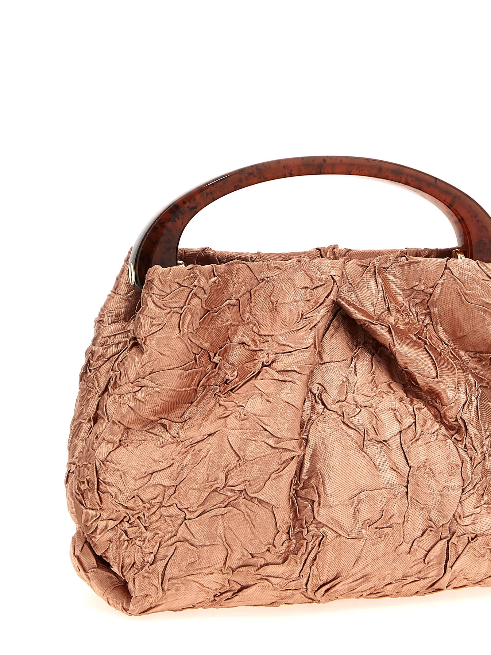 DRIES VAN NOTEN CRINKLED EFFECT HANDBAG