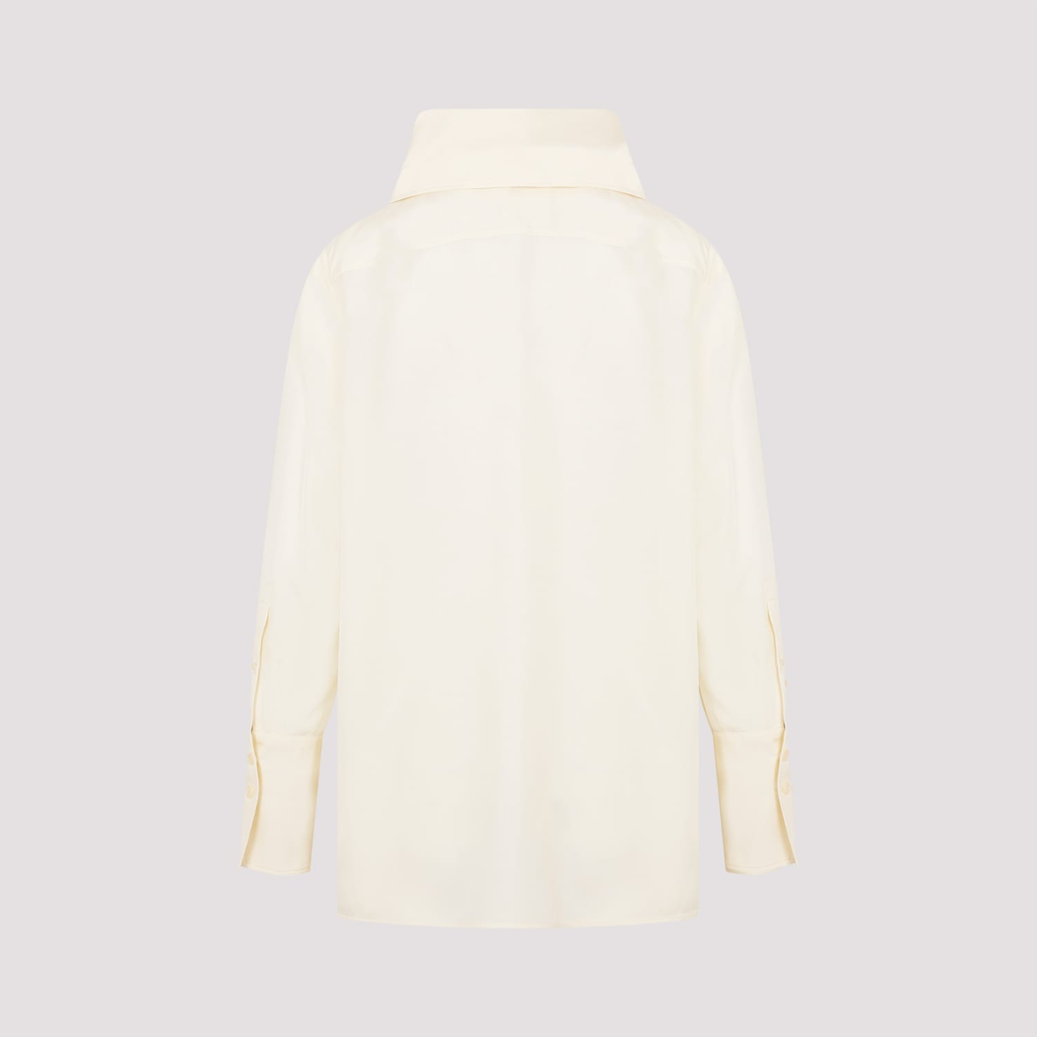 Shop Givenchy Foulard Blouse In Cream